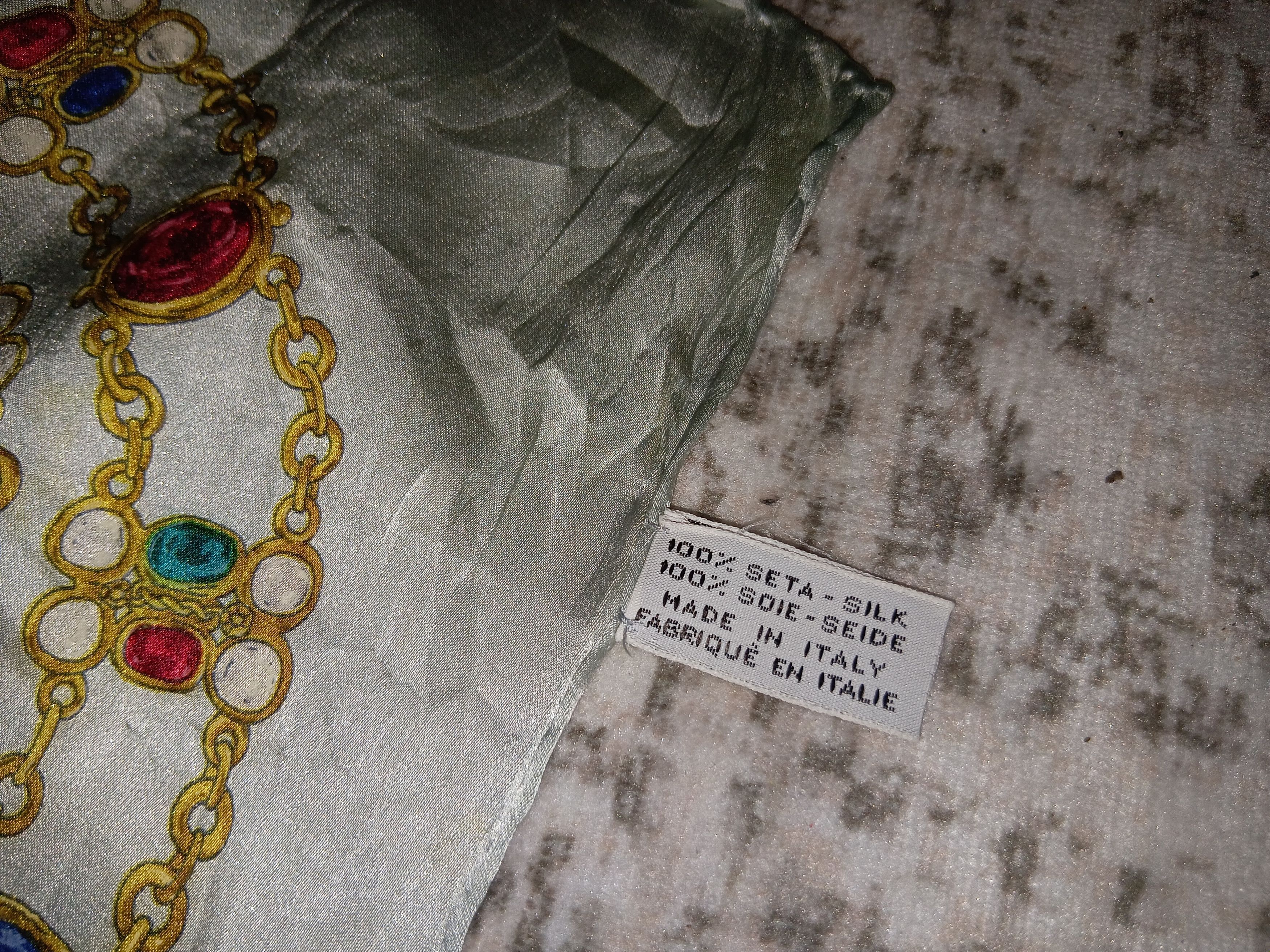 Chanel Vintage Chanel Silk Scarf Size ONE SIZE - 3 Thumbnail