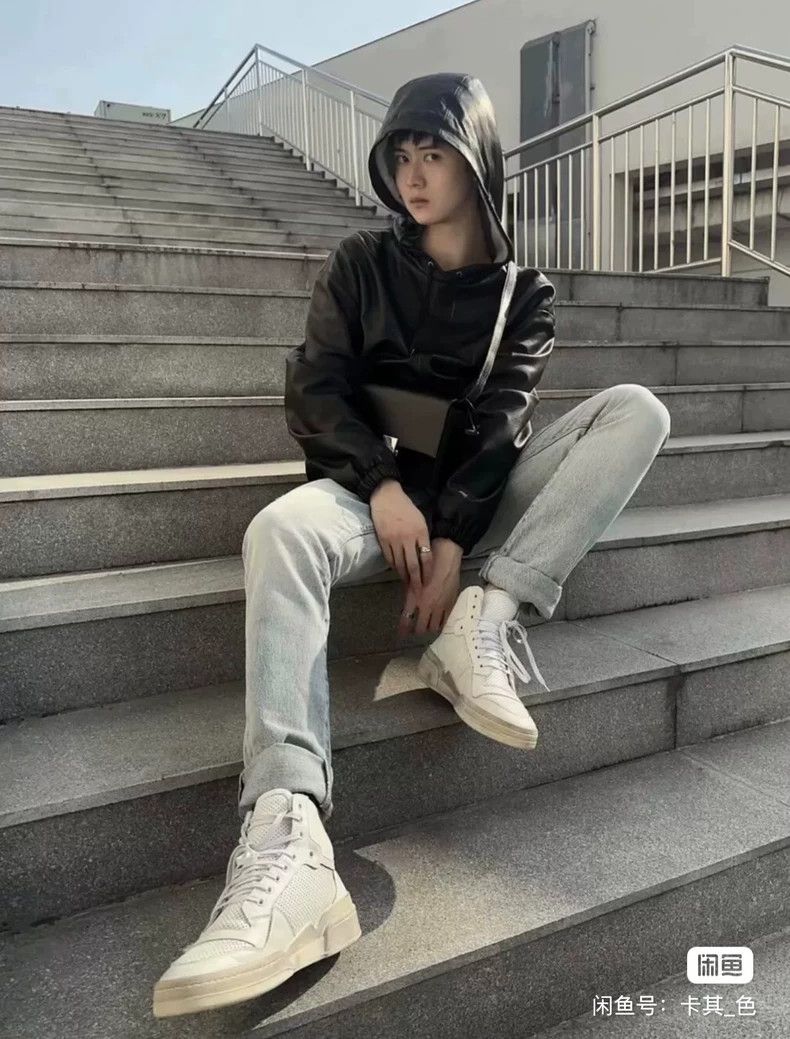 Saint Laurent Paris Saint Laurent Paris Old high-top shoes made of pure white s Size US 7 / EU 40 - 3 Thumbnail