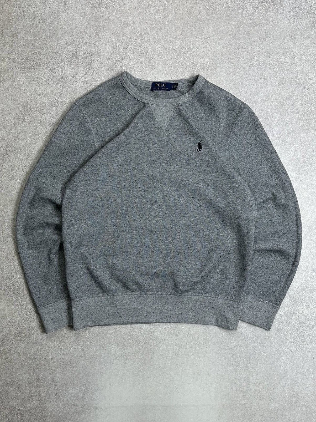 Polo Ralph Lauren Vintage Polo Ralph Lauren Gray Boxy Sweatshirt S Size US S / EU 44-46 / 1 - 1 Thumbnail