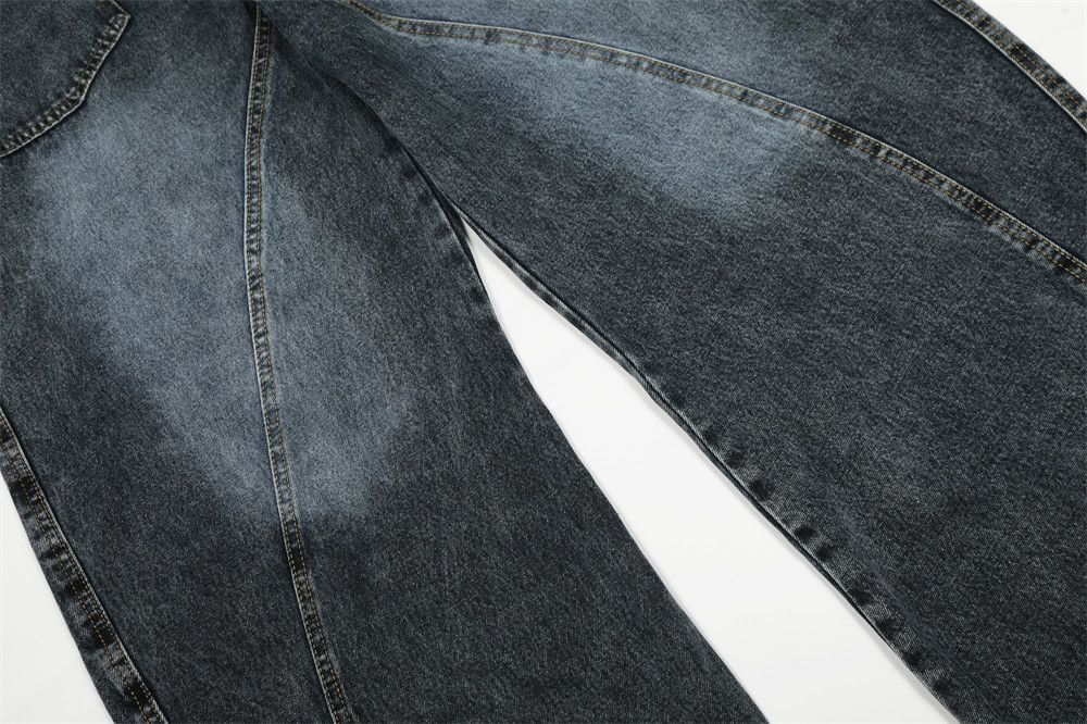 Jean Distressed washed punk vintage pocket scimitar jeans Size US 32 / EU 48 - 4 Thumbnail