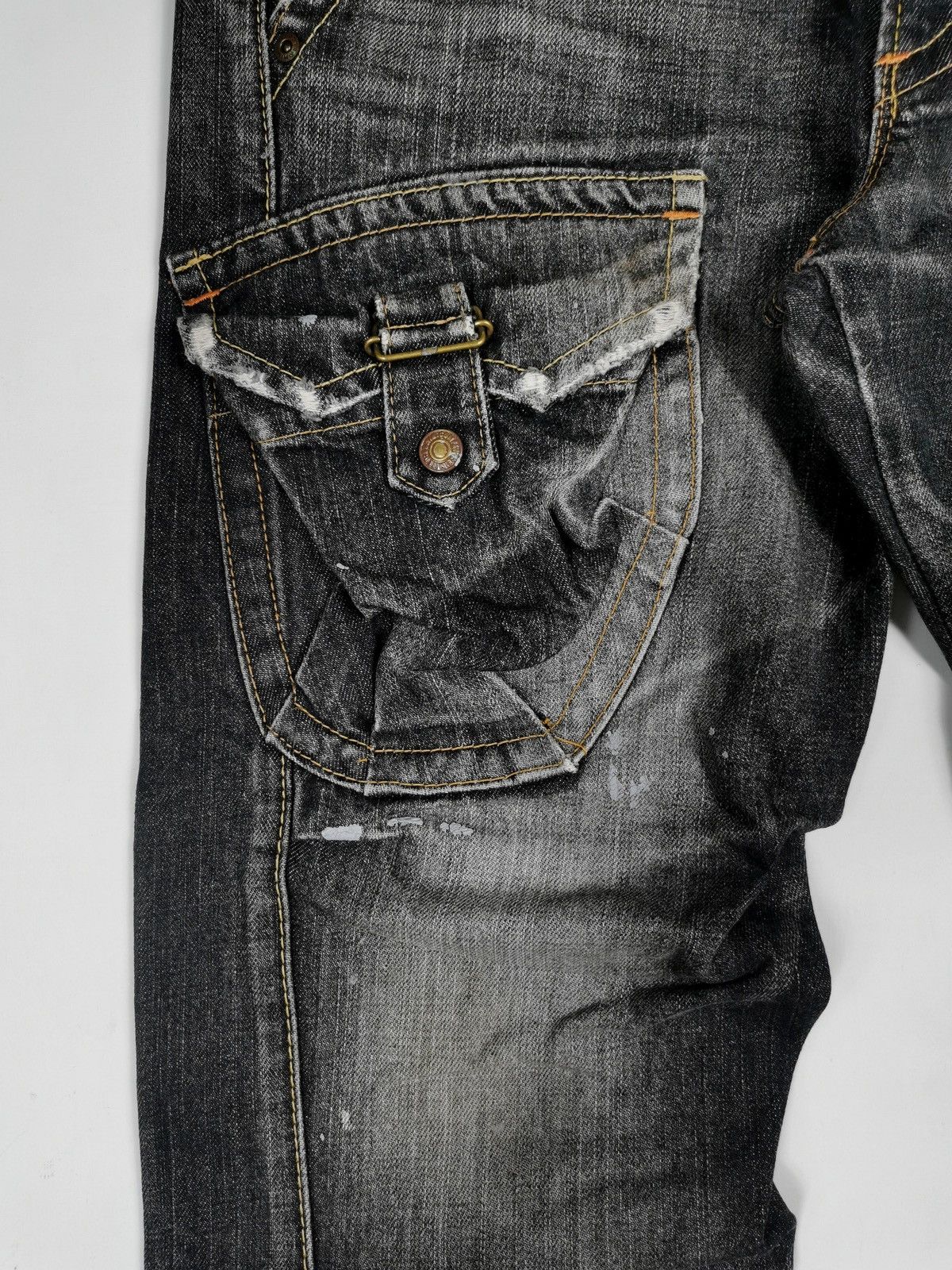 Edwin Bootcut Edwin Cargo Utility Black Jeans Size US 32 / EU 48 - 3 Thumbnail