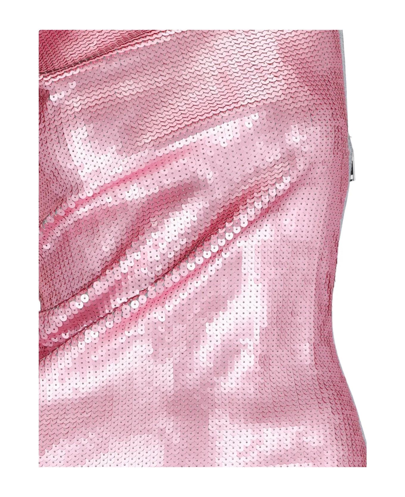 Rick Owens o1y0126 Denim Maxi Dress in Pink Size M / US 6-8 / IT 42-44 - 4 Thumbnail