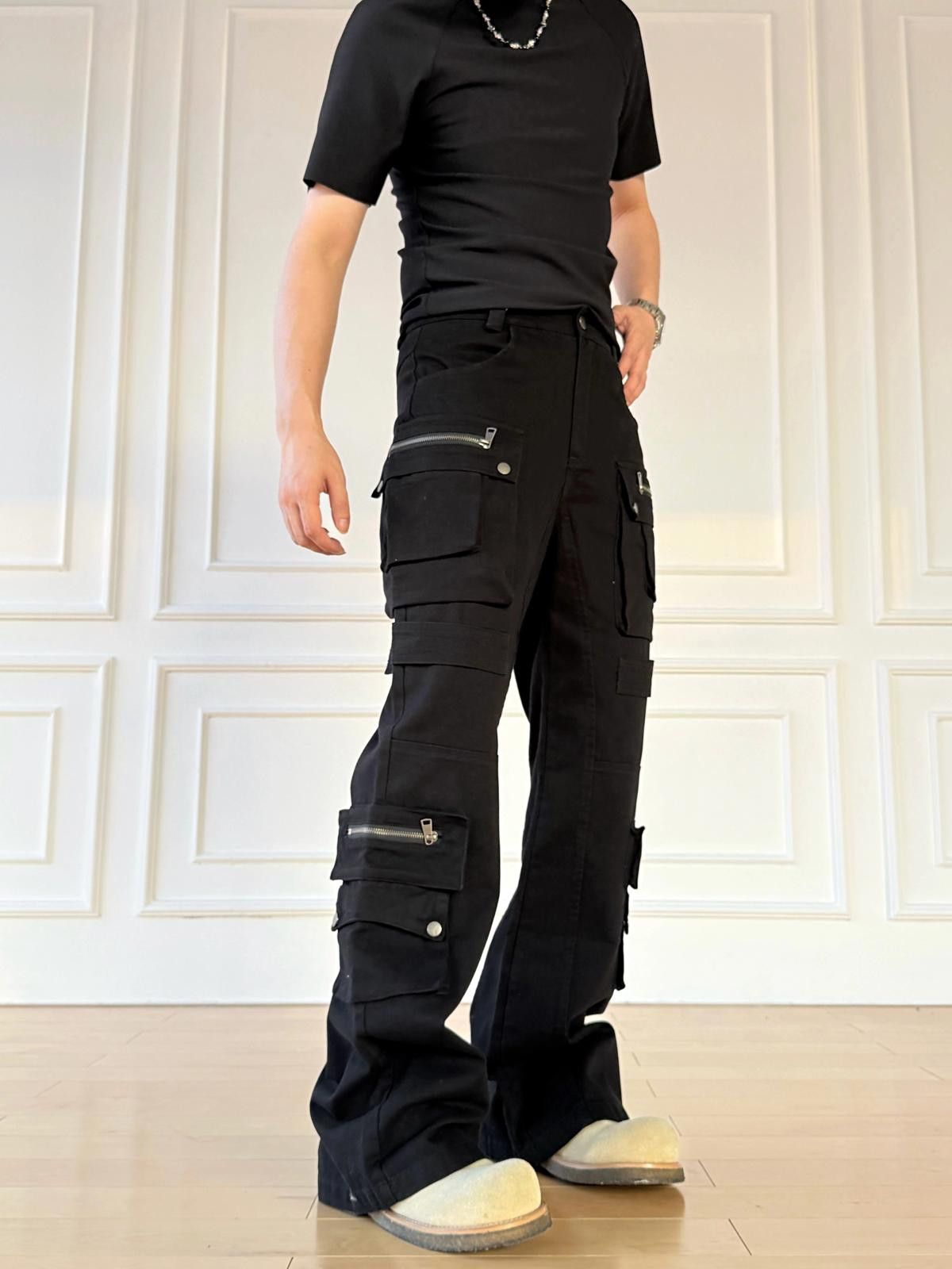 Vintage Cargo Pants Zipper Detail Multi Pocket Size US 32 / EU 48 - 1 Thumbnail