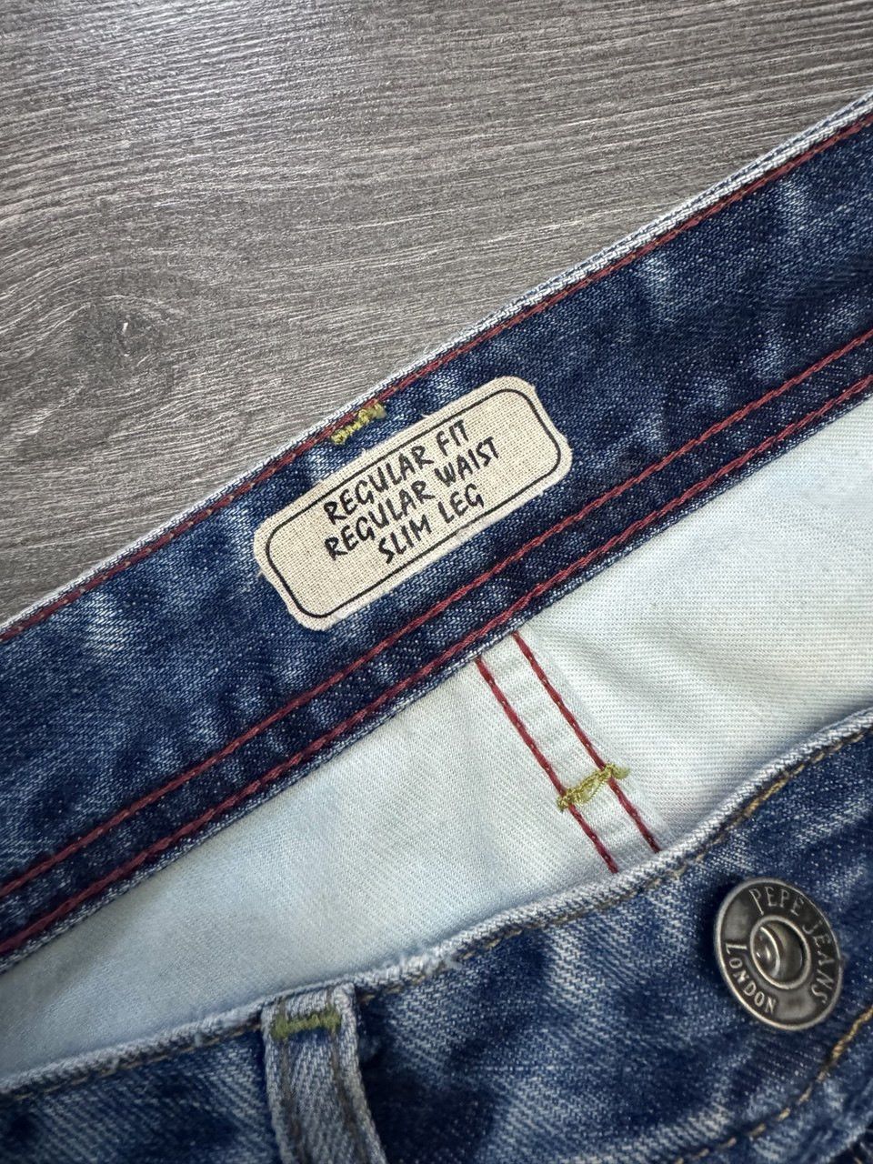 Pepe Jeans Pepe Jeans Men Edition Pant Blue Jeans Size US 33 - 9 Thumbnail