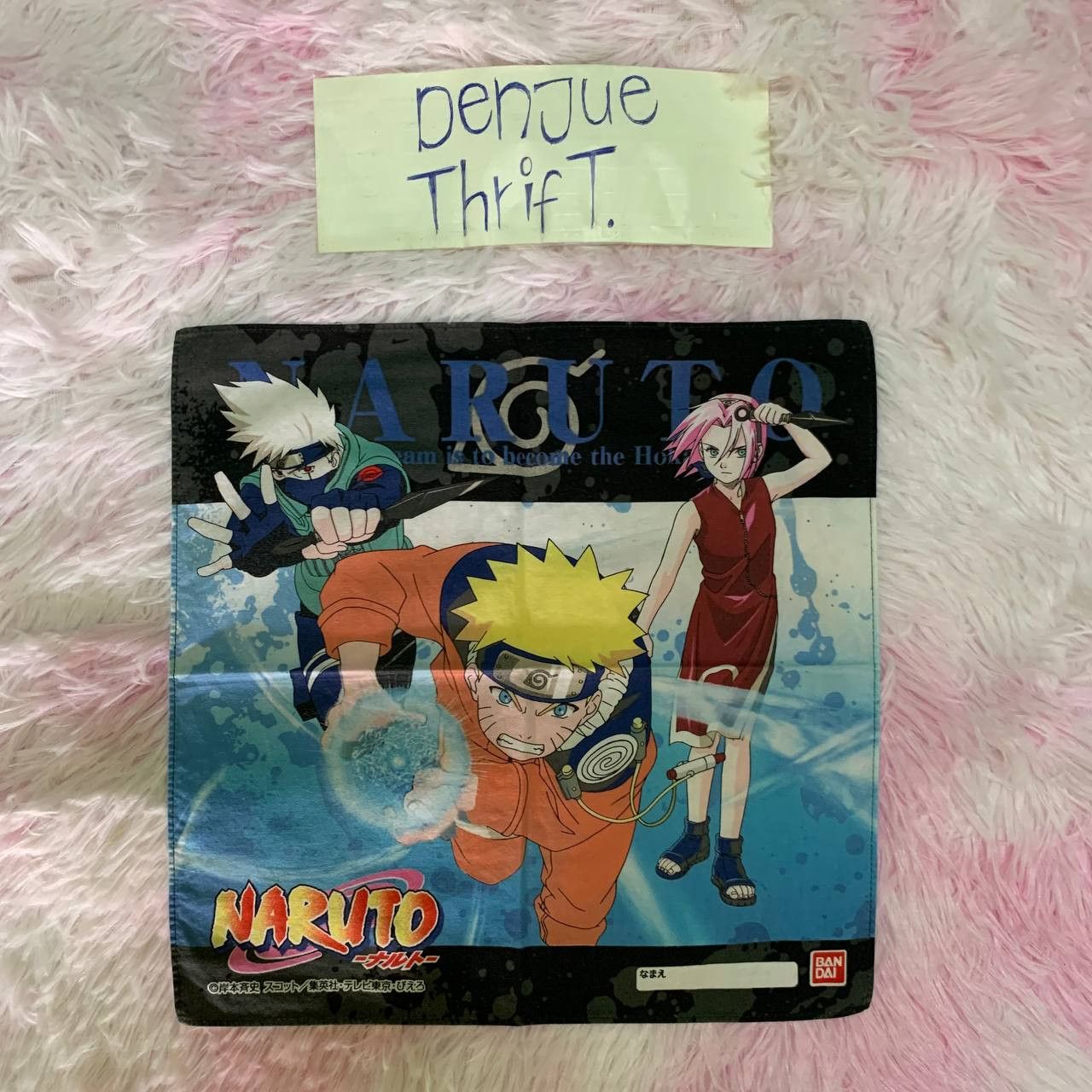 Anime × Japanese Brand × Vintage RARE Vintage Naruto Bandai Handkerchief Bandana Boruto Size ONE SIZE - 1 Thumbnail