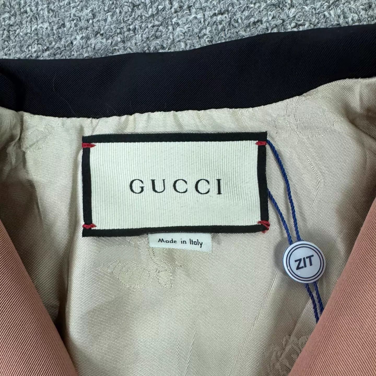 Gucci Gucci Nude Pink Gold Trim Short Jacket Size 38 Size XS / US 0-2 / IT 36-38 - 6 Thumbnail