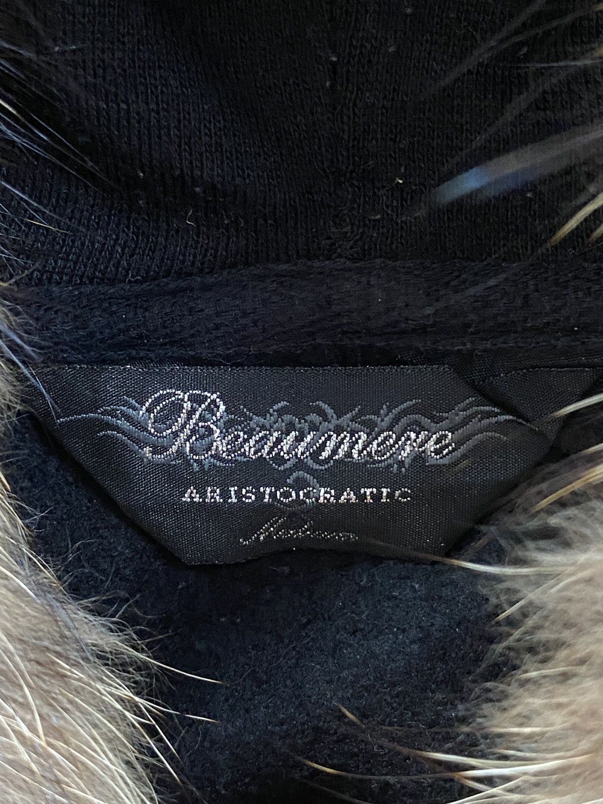 If Six Was Nine × Japanese Brand × Le Grande Bleu (L.G.B.) Beaumere Aristocratic Cross Poem Fur Hoodie Size US M / EU 48-50 / 2 - 7 Thumbnail