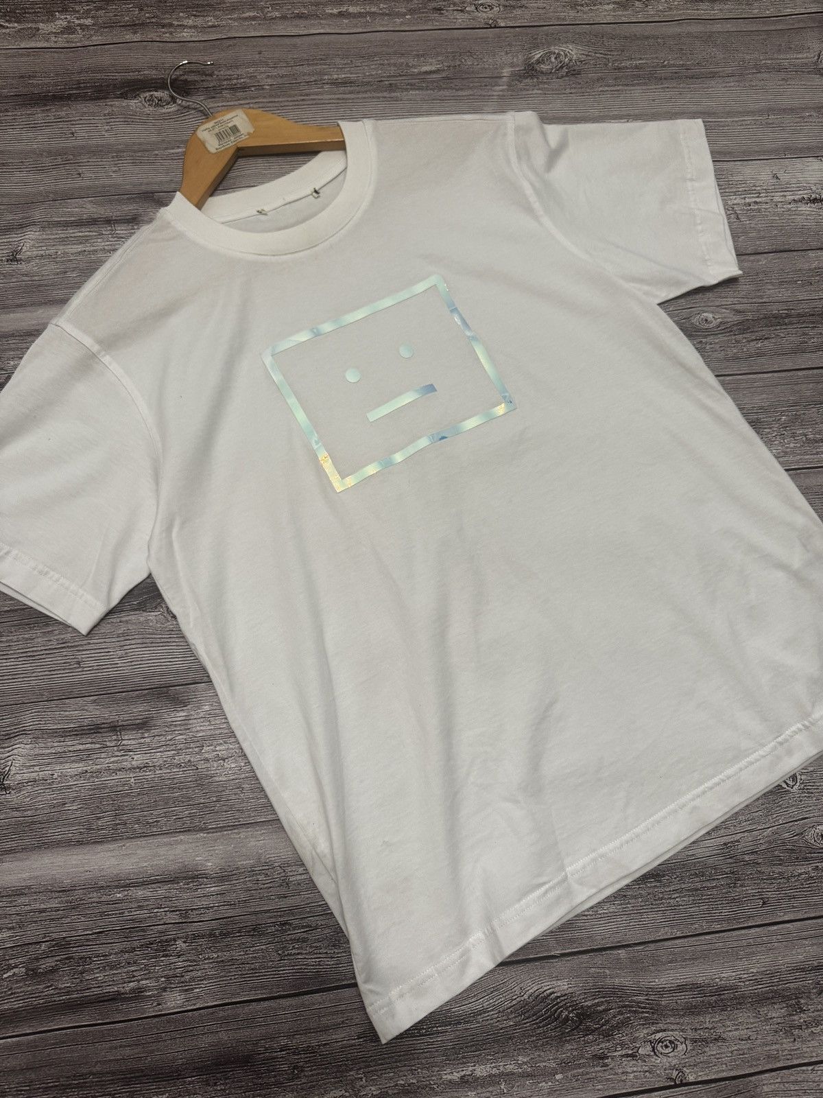 Acne Studios Acne Studios Face Logo T-Shirt White Size US S / EU 44-46 / 1 - 2 Thumbnail