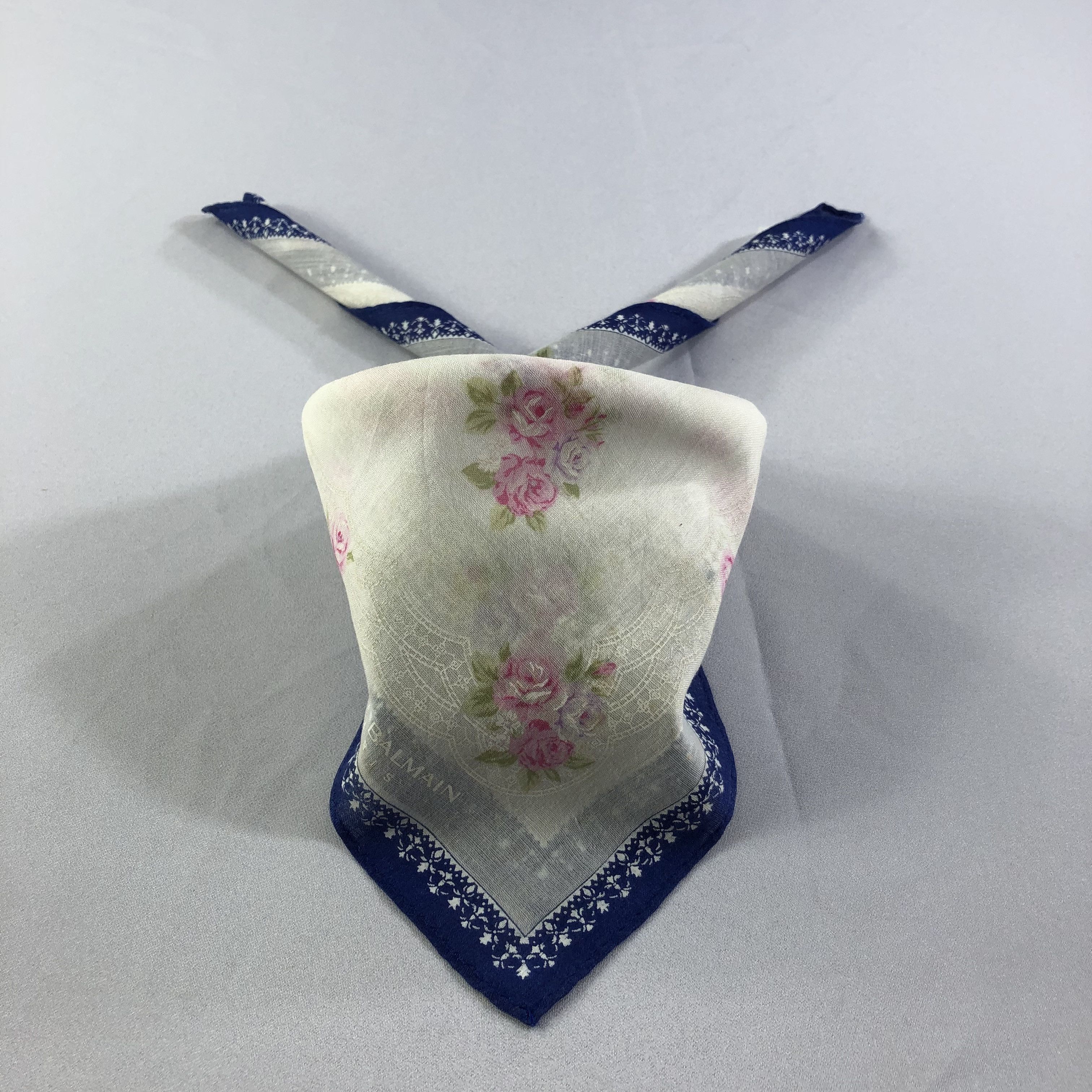 Pierre Balmain Handkerchief Neckerchief Bandana H1607