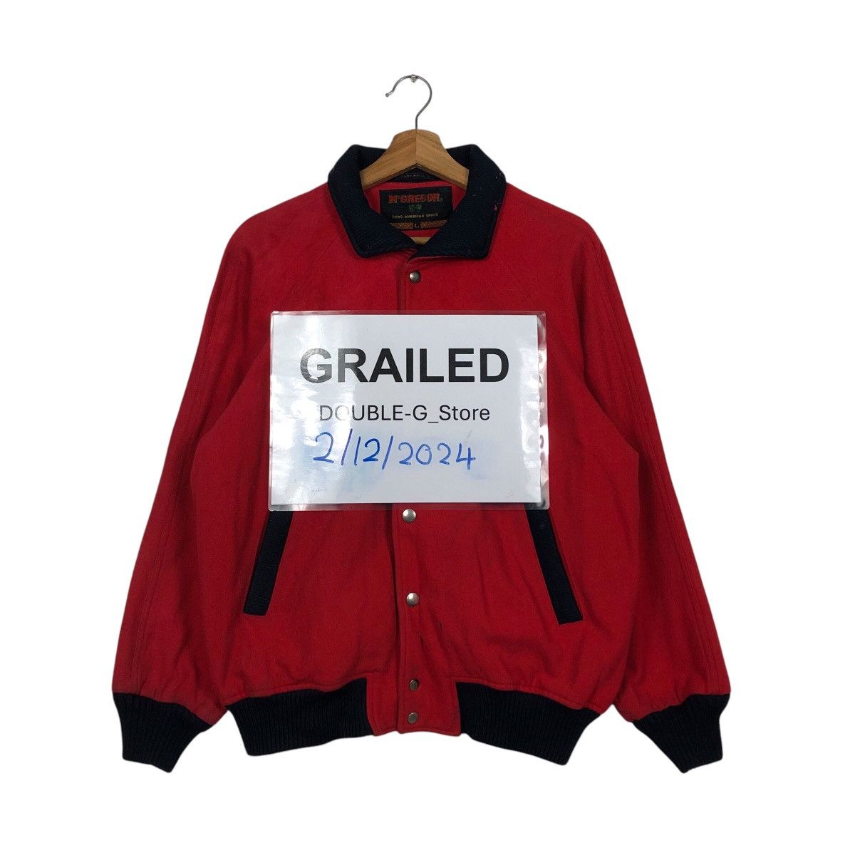 Japanese Brand 📌Vintage Bomber Jacket Mc Gregor Big Logo Issey Miyake Size US L / EU 52-54 / 3 - 1 Thumbnail