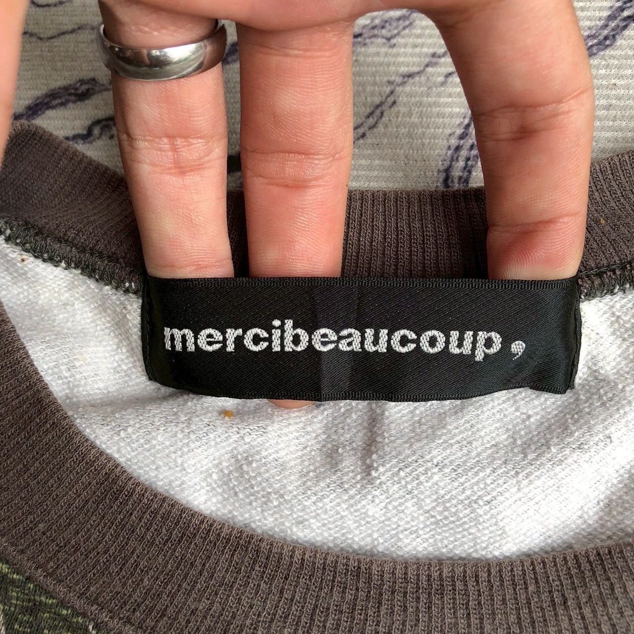 mercibeaucoup mercibeaucoup Jacquard Logo Crewneck Size US M / EU 48-50 / 2 - 5 Thumbnail