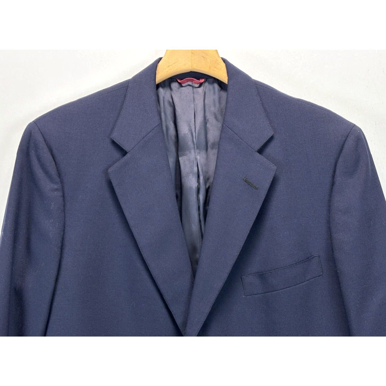 Jos. A. Bank JOS. A. BANK Executive Collection Sport Coat Blazer 42R Navy Blue Mens Size 42R - 3 Thumbnail
