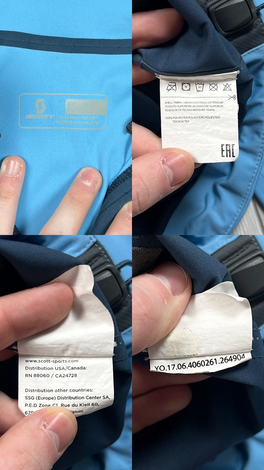 Other Scott Sports Lightweight Windbreaker Jacket (Y0043) Size XL / US 12-14 / IT 48-50 - 11 Thumbnail