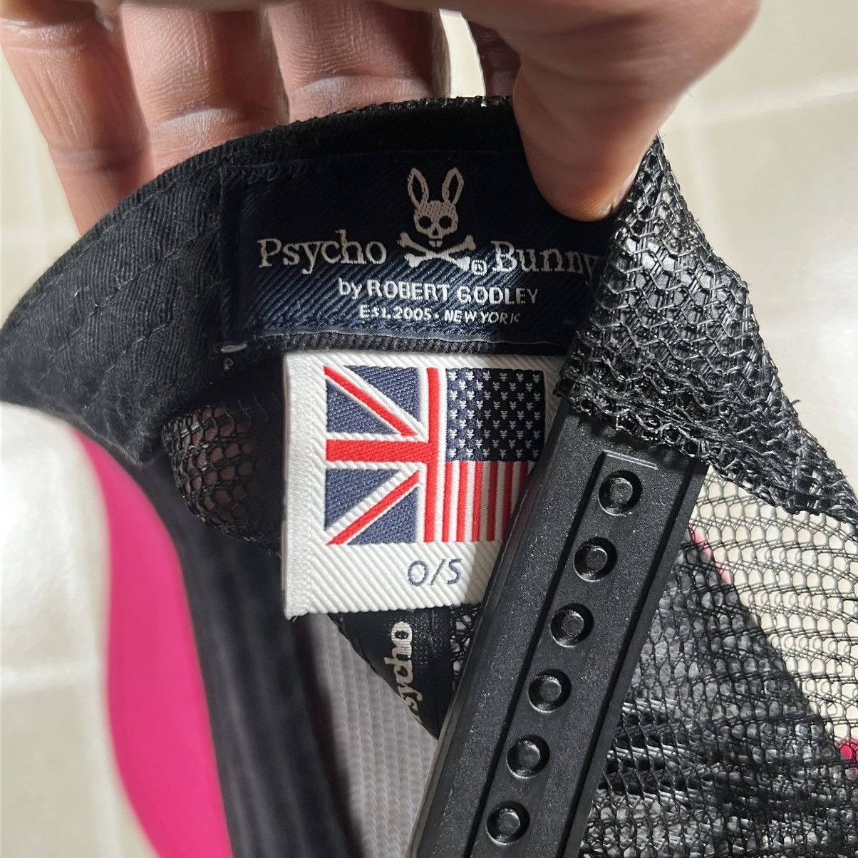 Other Psycho Bunny Hat Cap Trucker Pink Mesh Snapback Adjustable Size ONE SIZE - 6 Thumbnail