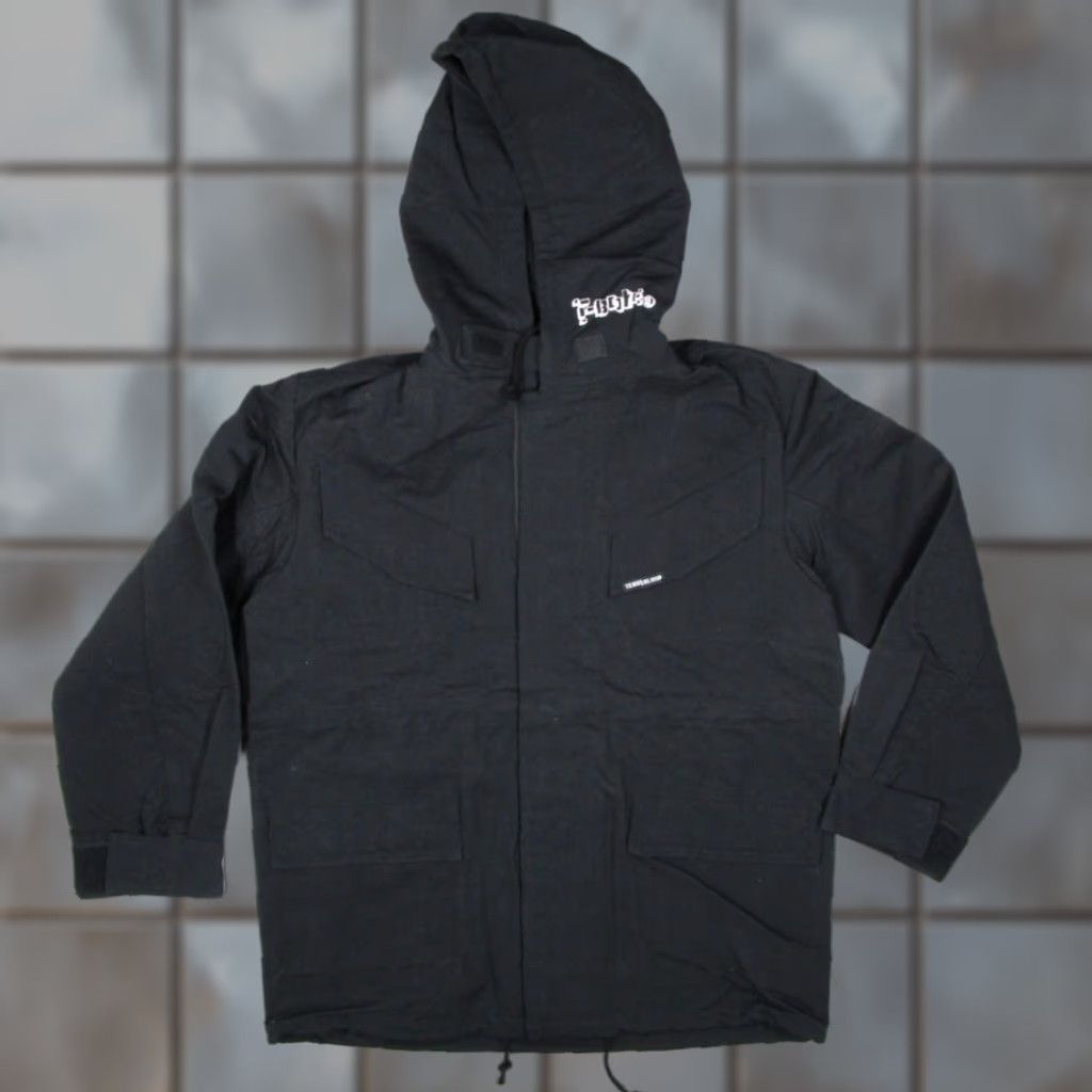 Tenderloin Tenderloin Jacket Mens Medium Black Nylon Hooded Softshell Military Streetwear Made in Japan Water Resistant Pockets Logo Size US M / EU 48-50 / 2 - 1 Thumbnail
