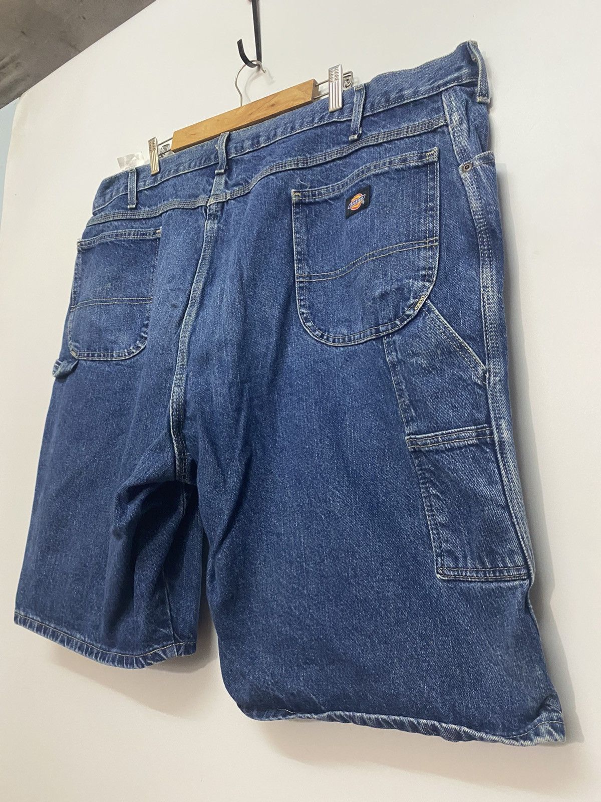 Dickies VINTAGE Dickies Shorts Denim Jeans Carpenter Loop Work Wear Size US 44 / EU 60 - 6 Thumbnail