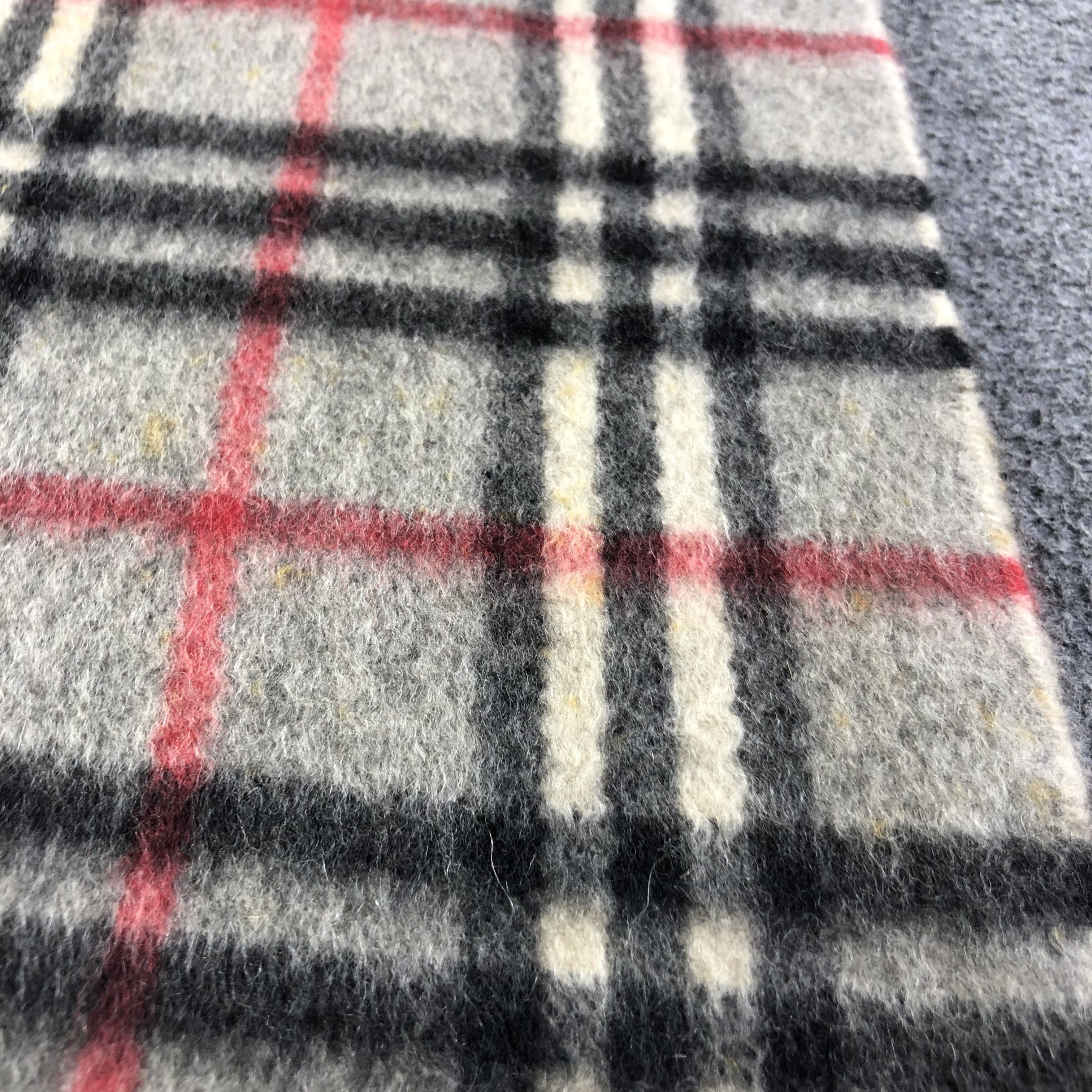 Burberry Burberrys Nova Check Grey Cashmere Scarf Muffler V1779 Size ONE SIZE - 6 Thumbnail