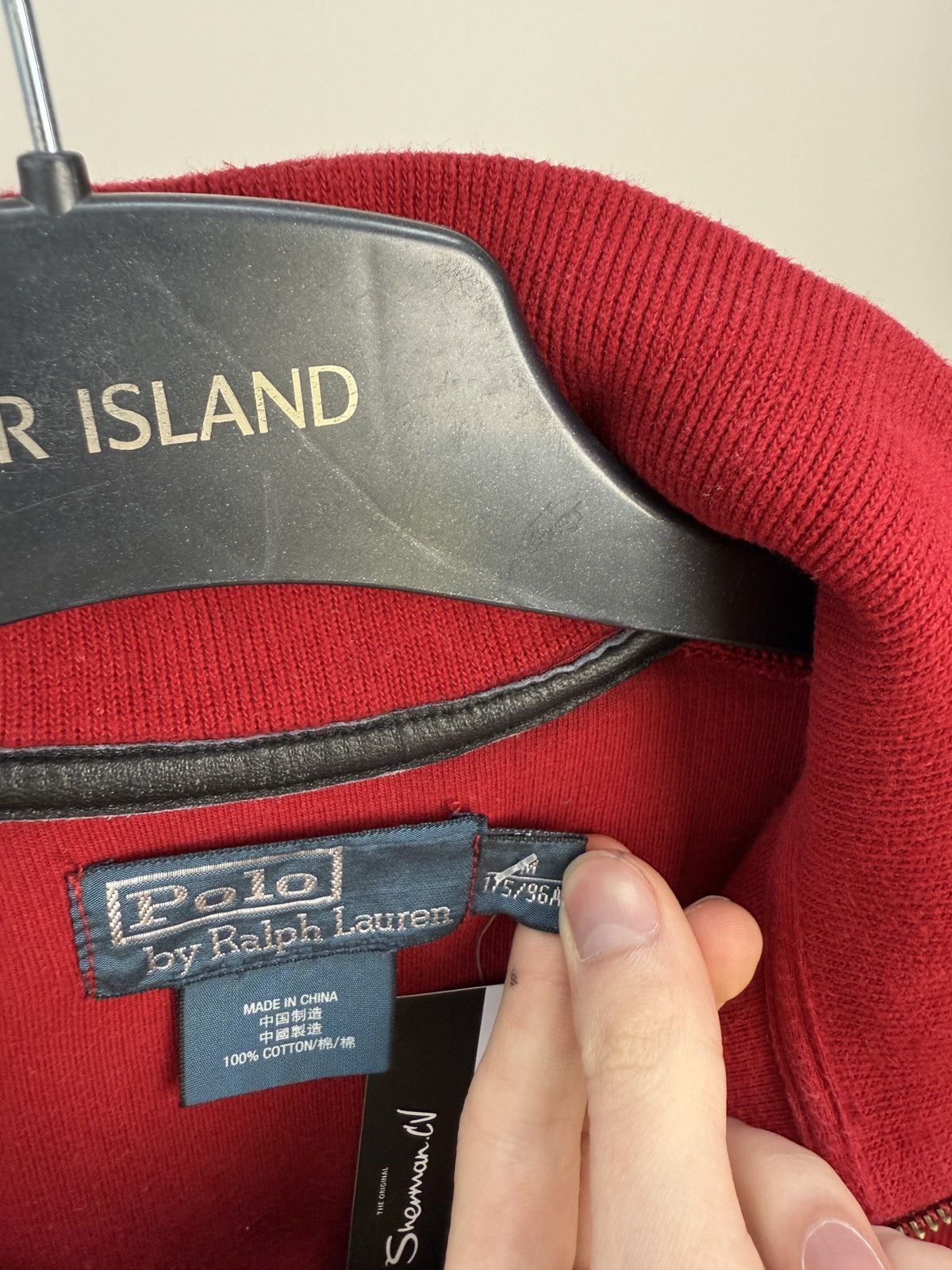 Polo Ralph Lauren Vintage Polo Ralph Lauren Half Zip Sweater Red Size US M / EU 48-50 / 2 - 7 Thumbnail