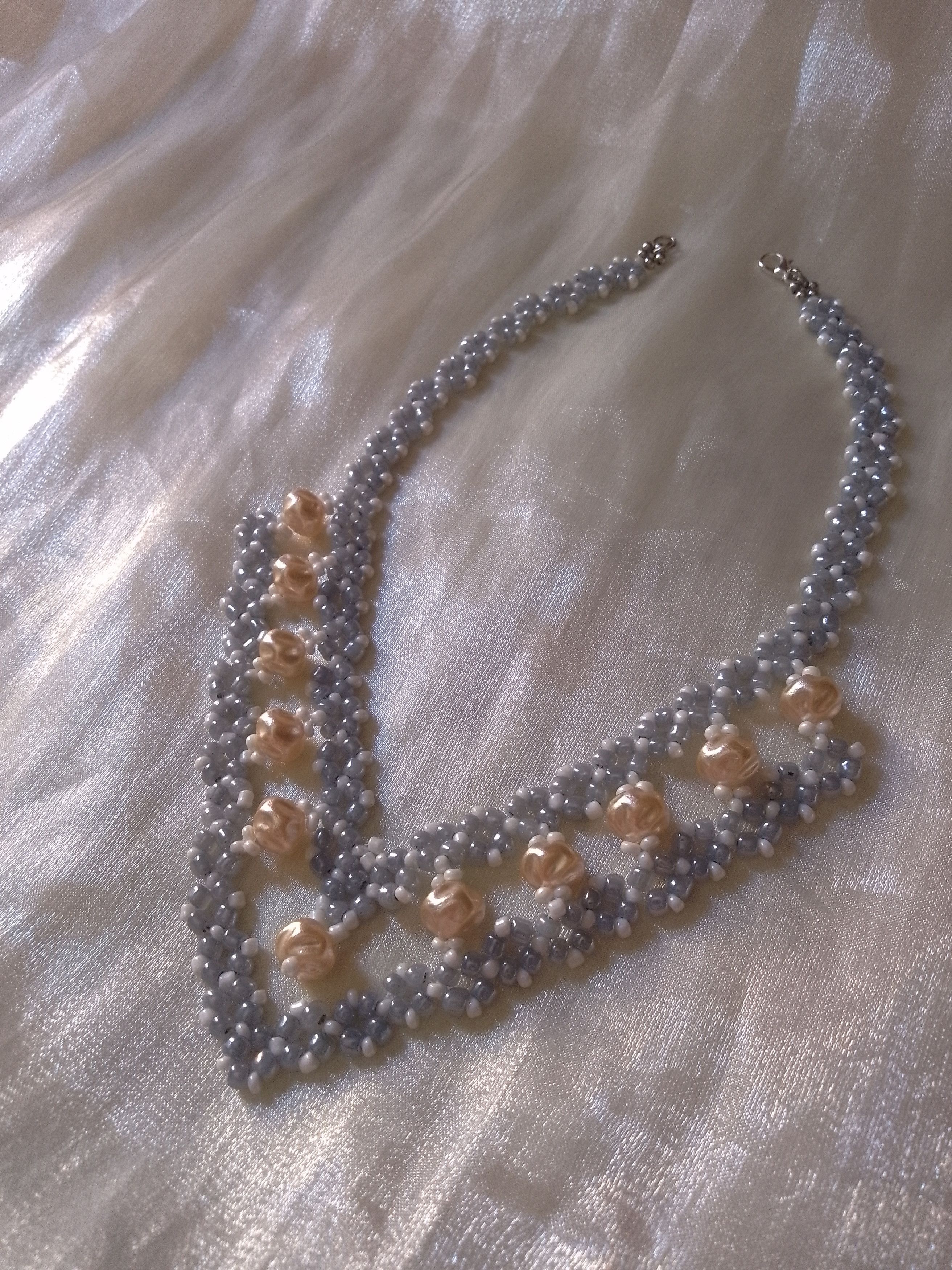 Other Pearls Necklace Vintage style Elegant Gray golden Ivory Size ONE SIZE - 4 Thumbnail