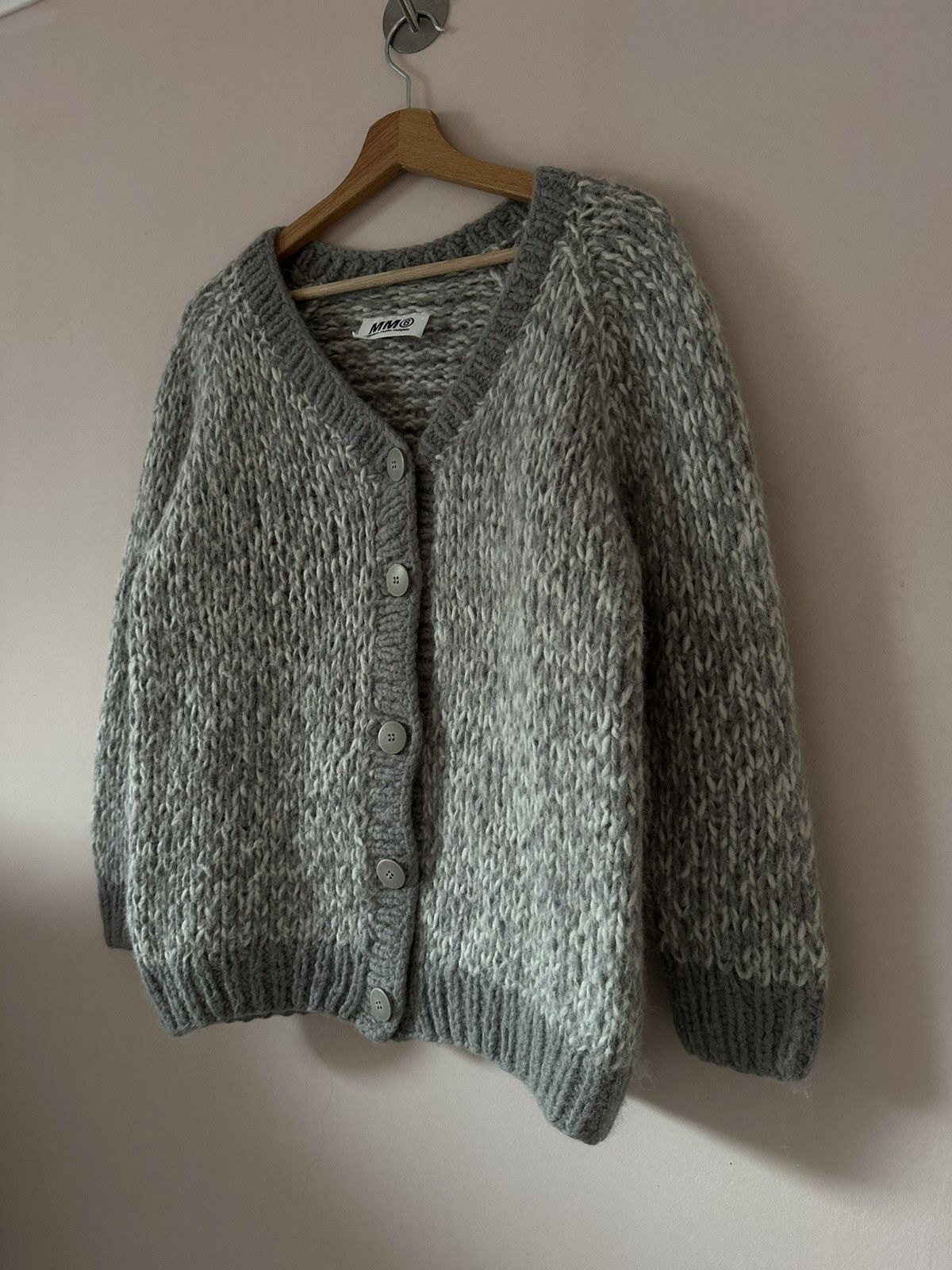 Maison Margiela Maison Margiela MM6 Lana Wool Knit Cardigan Size M / US 6-8 / IT 42-44 - 2 Thumbnail