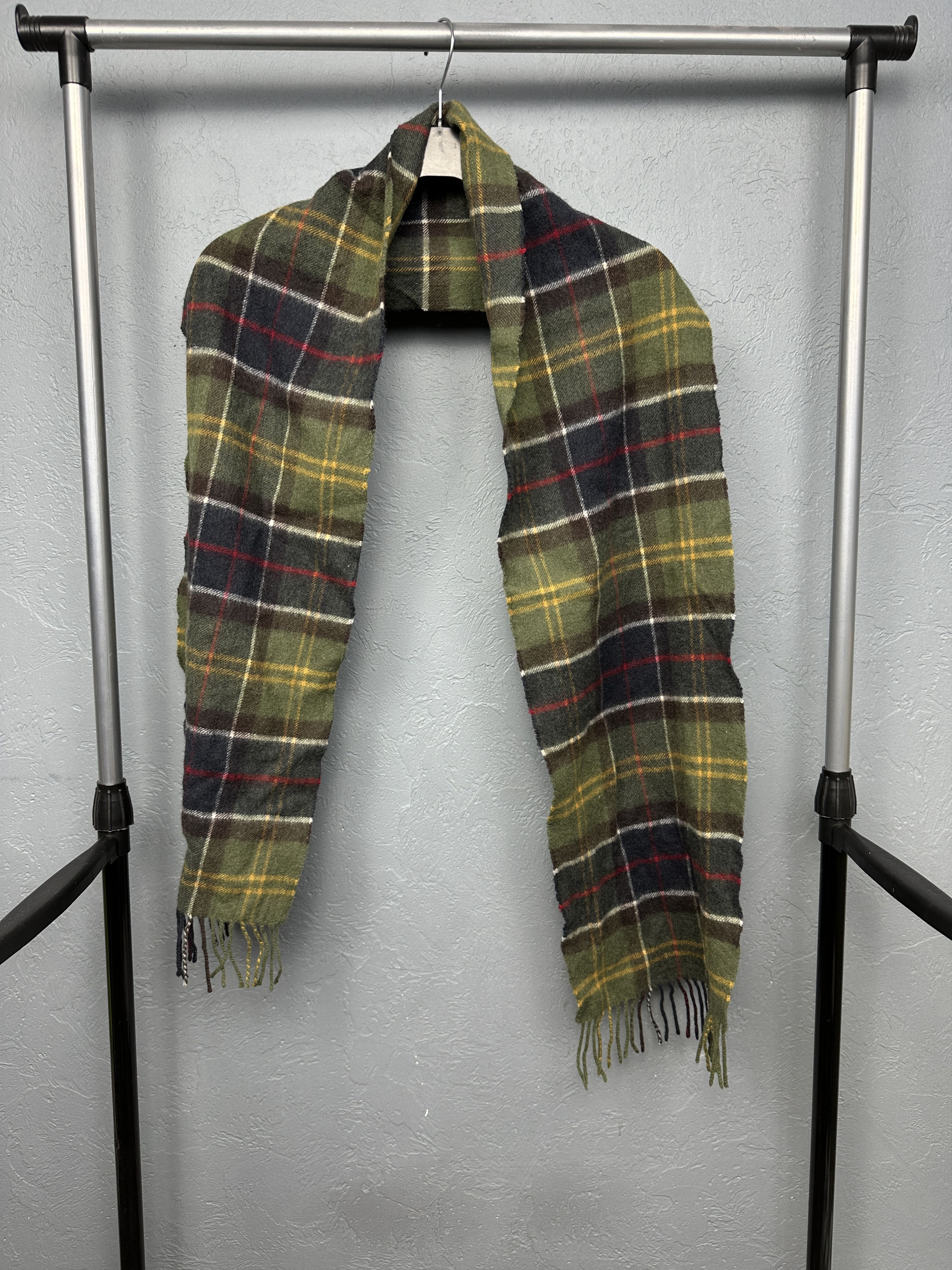 Barbour Barbour Mens Tartan Plaid Scarf Size ONE SIZE - 1 Thumbnail