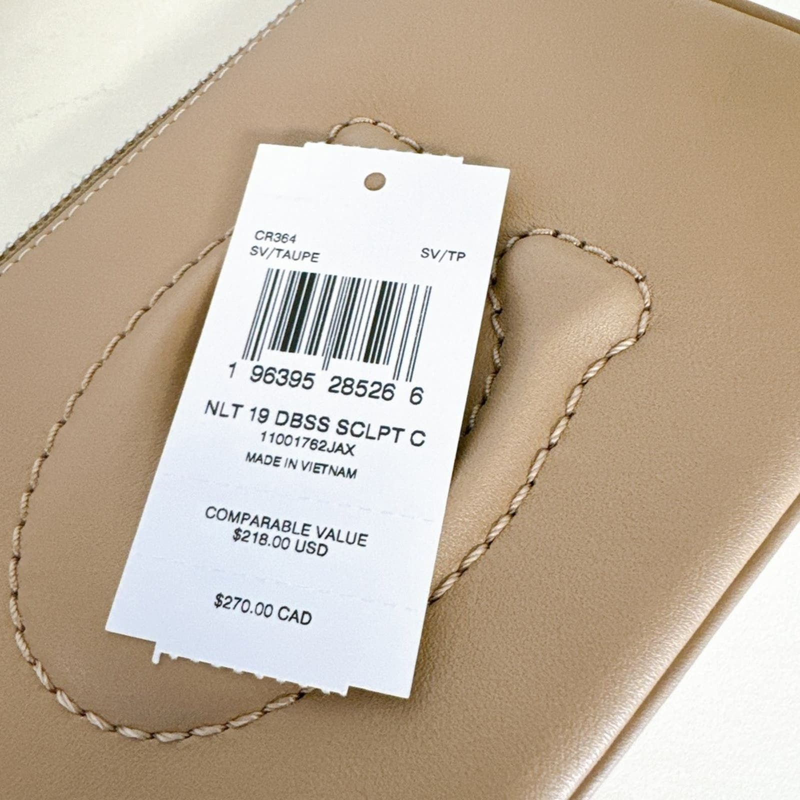 Coach Coach Nolita 19 CR364 Taupe Leather Convertible Shoulder Bag Size ONE SIZE - 7 Thumbnail