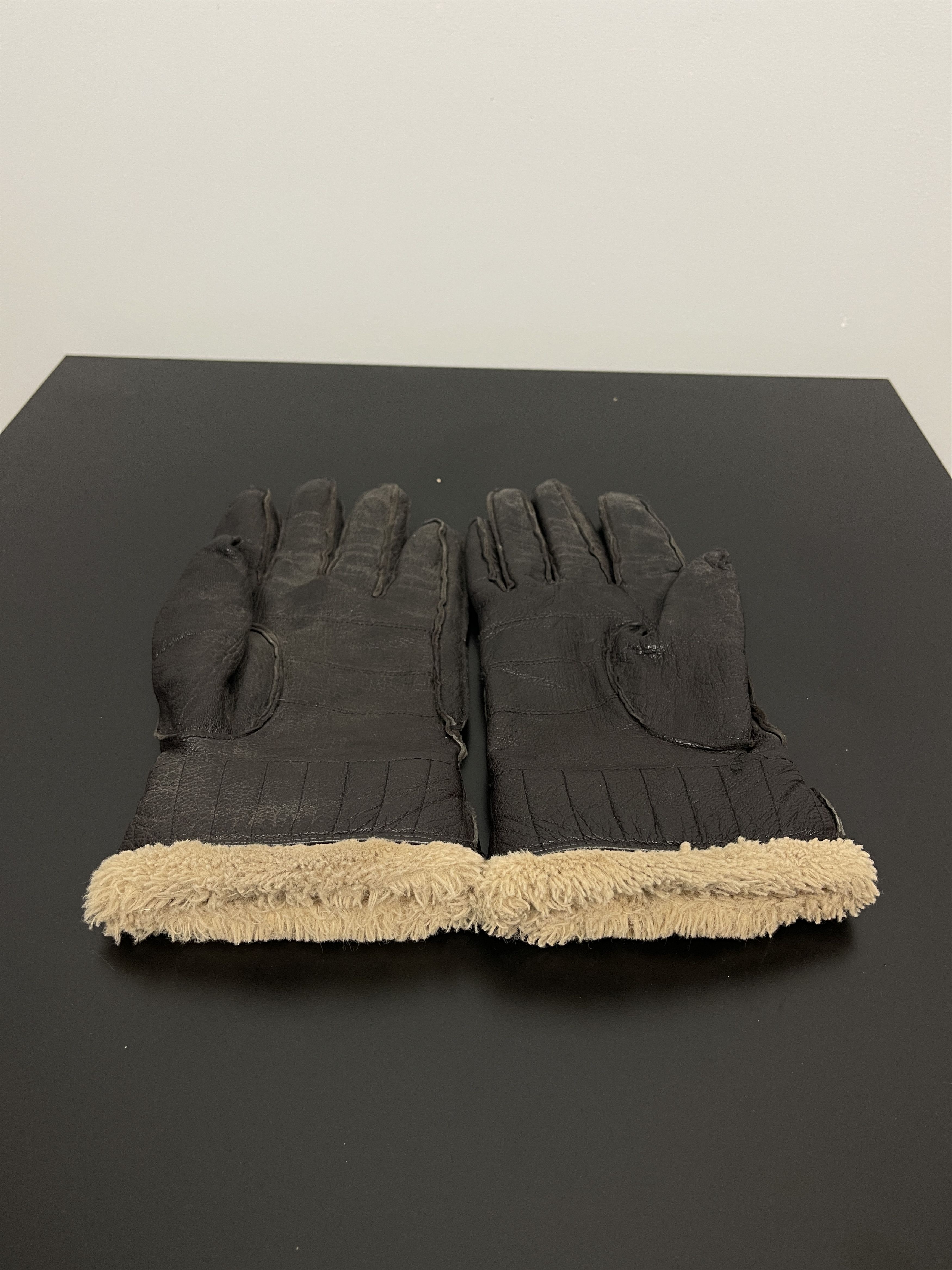 Barbour Barbour leather gloves XL black Textured Size ONE SIZE - 2 Thumbnail