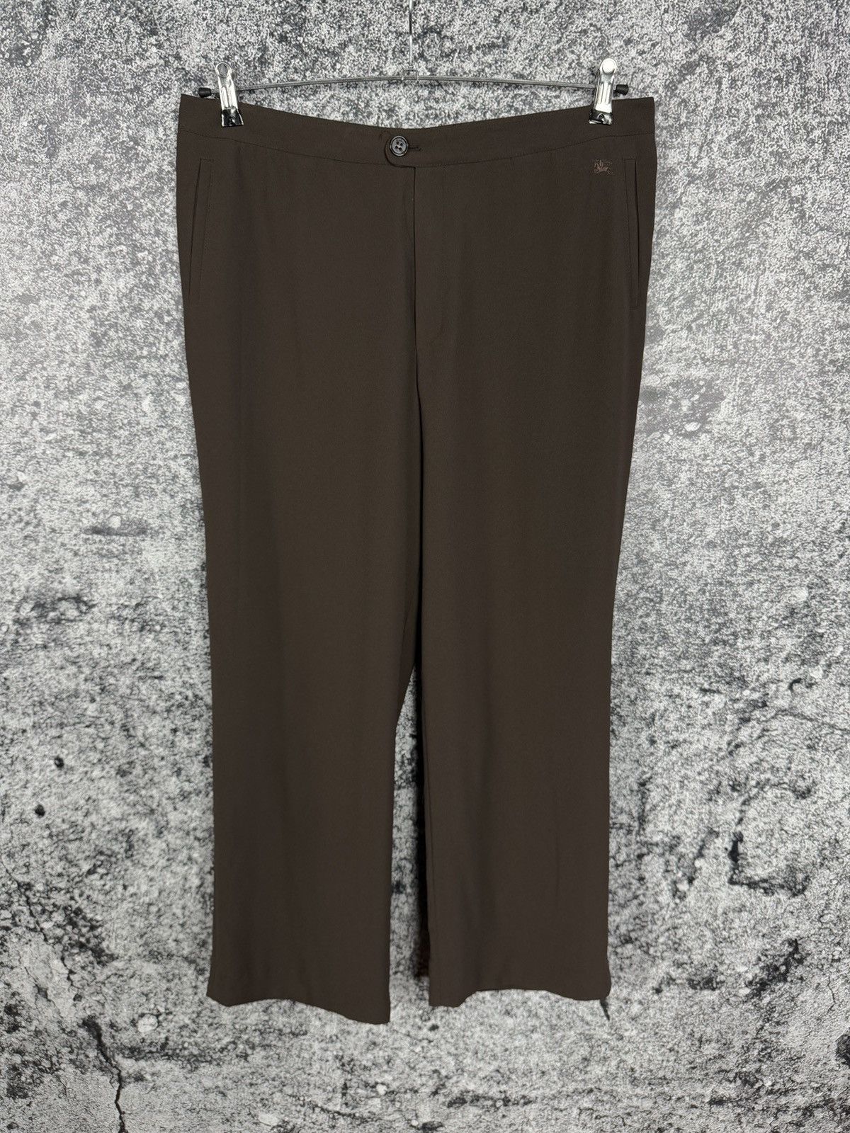 Burberry Women’s Burberry London Classic Pants Luxury Trousers Sz 48 Size 34" / US 12 / IT 48 - 1 Thumbnail