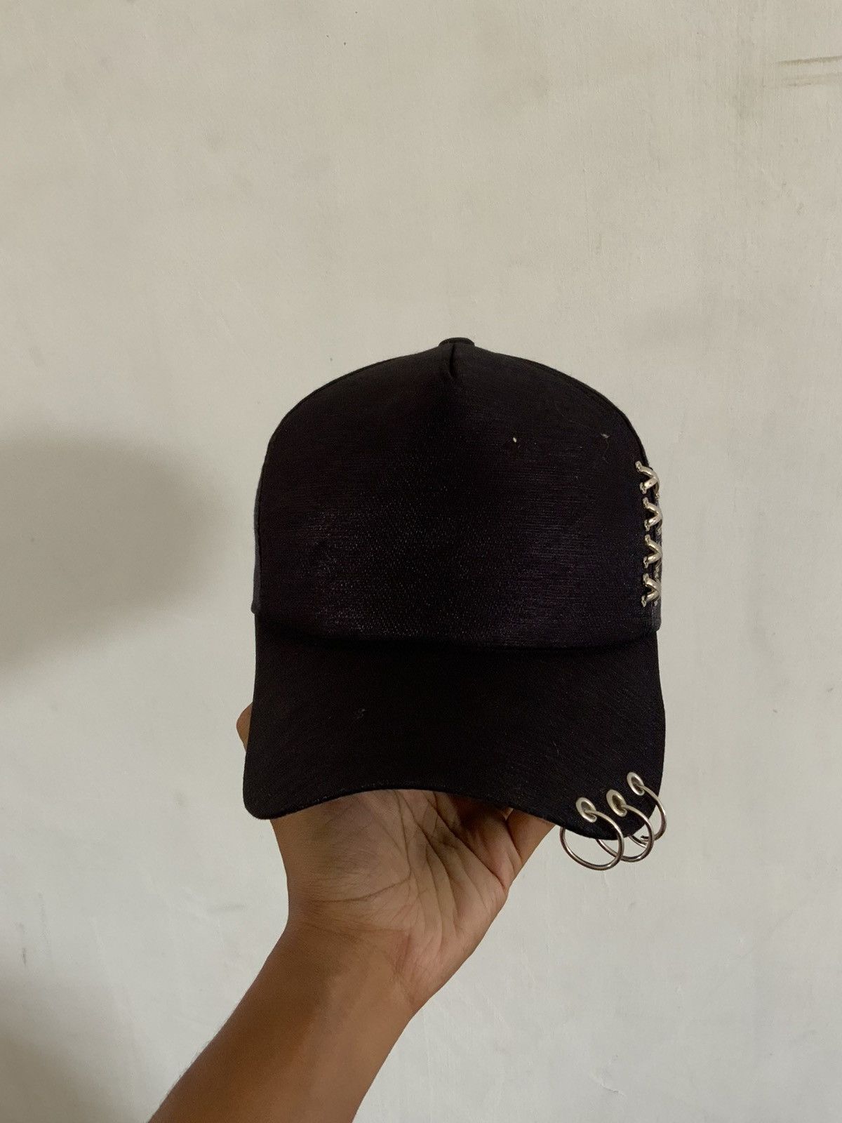 KMRii Black Ring Punk KMRii Style Hat Size ONE SIZE - 5 Thumbnail