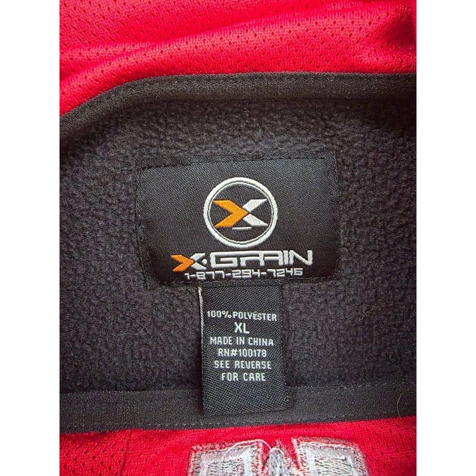 & Other Stories X-Grain "Pullover Hoodie Red/Black XL A001614 Size US XL / EU 56 / 4 - 5 Thumbnail