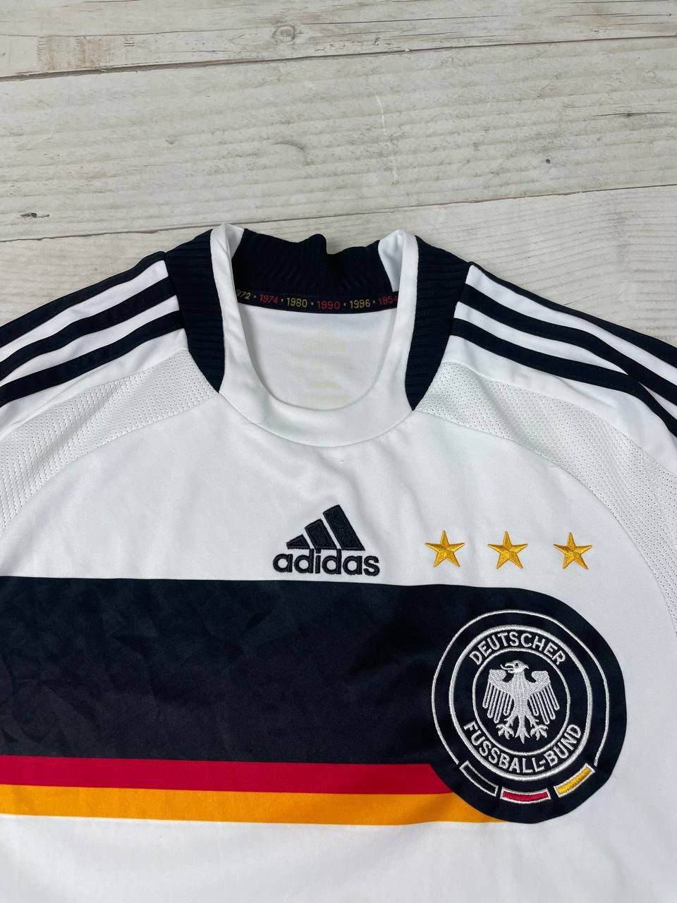 Adidas Adidas GERMANY 2008 2009 HOME FOOTBALL SHIRT SOCCER JERSEY Size US M / EU 48-50 / 2 - 3 Thumbnail