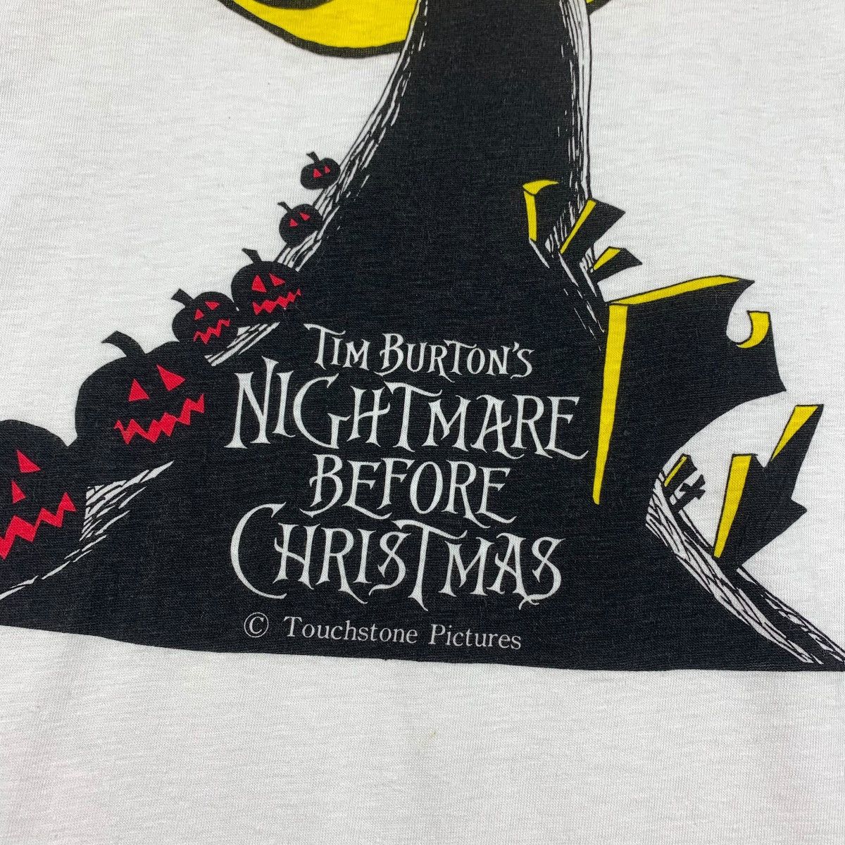 Cartoon Network × Vintage Vintage 90s THE NIGHTMARE BEFORE CHRISTMAS Cartoon movie tee Size US M / EU 48-50 / 2 - 9 Thumbnail