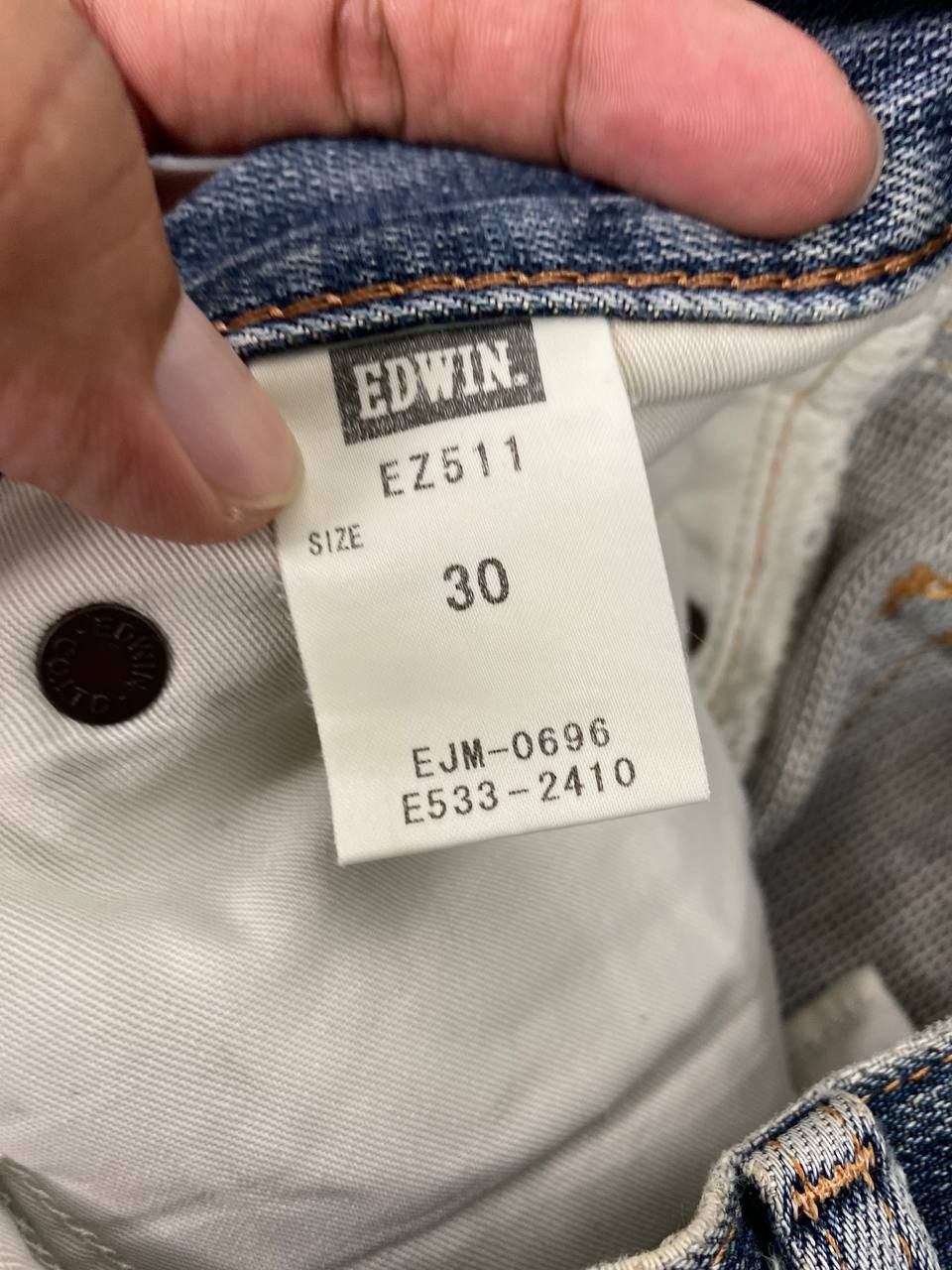 Edwin vintage dwin zylon bootcut flare denim nice design Size US 33 - 11 Thumbnail