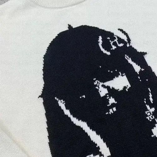 Aran Isles Knitwear punk sweater with a demon Size US M / EU 48-50 / 2 - 3 Thumbnail