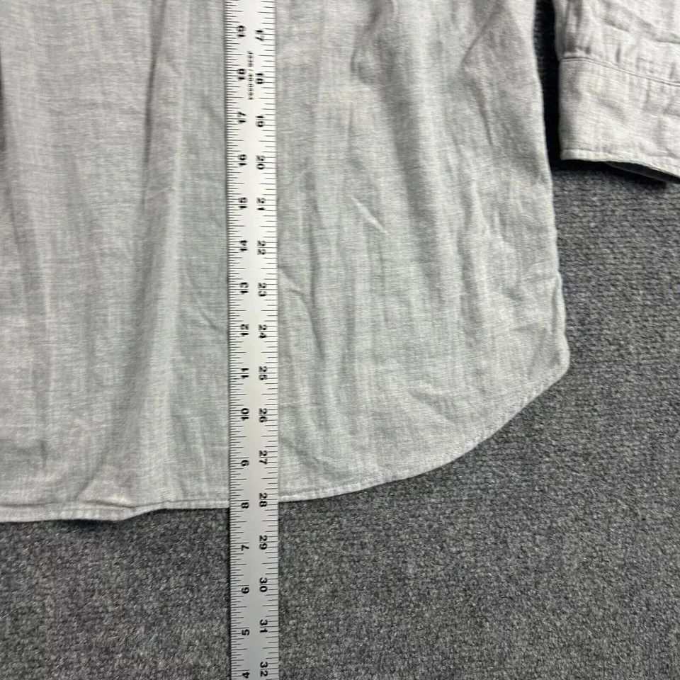 Uniqlo Uniqlo Flannel Shirt Mens Small Gray Pocket Cotton Adults Size US S / EU 44-46 / 1 - 7 Thumbnail