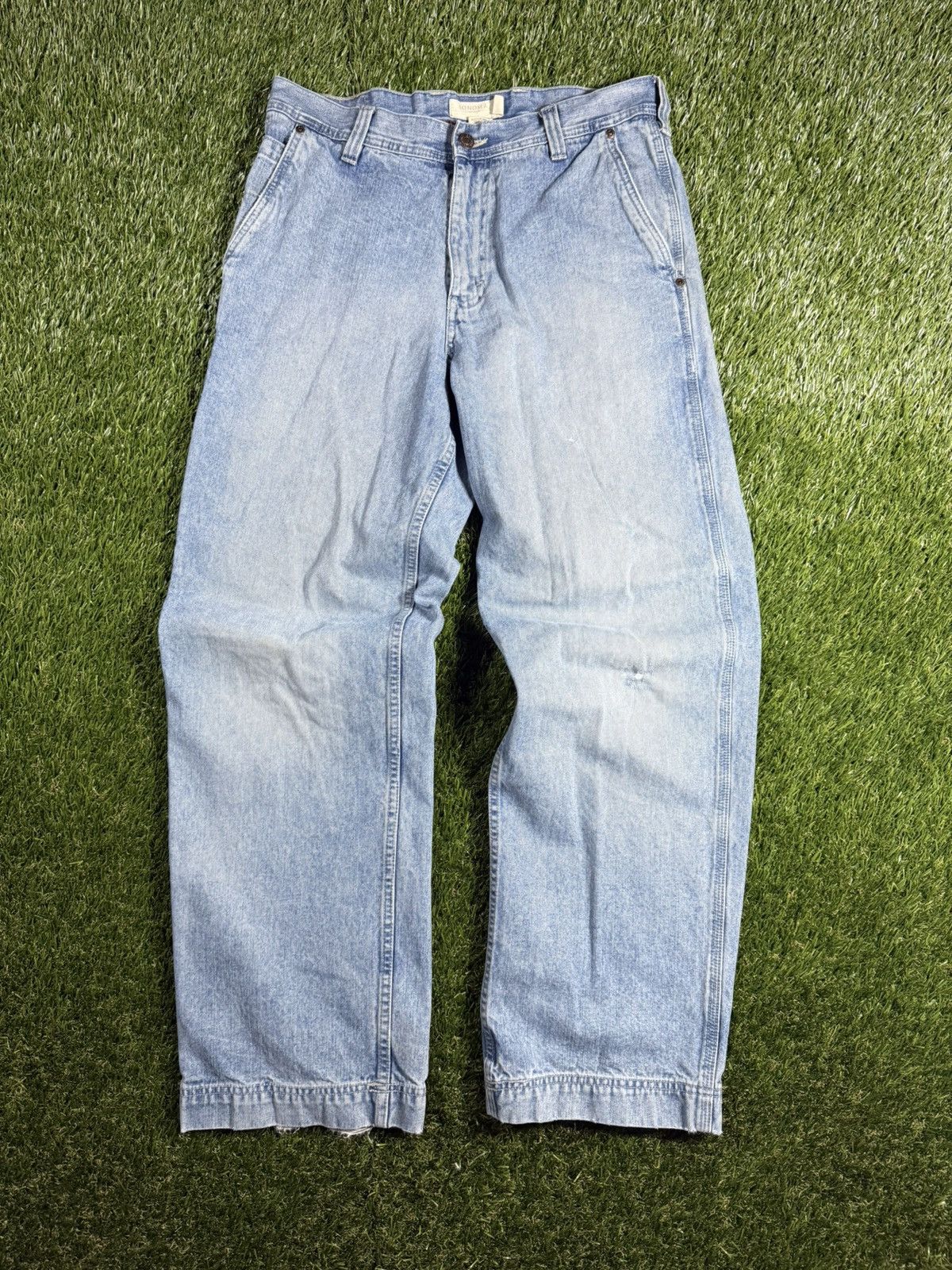 Sonoma Vintage 90s Sonoma JNCO Style Baggy Carpenter Denim Jeans Size US 32 / EU 48 - 2 Thumbnail