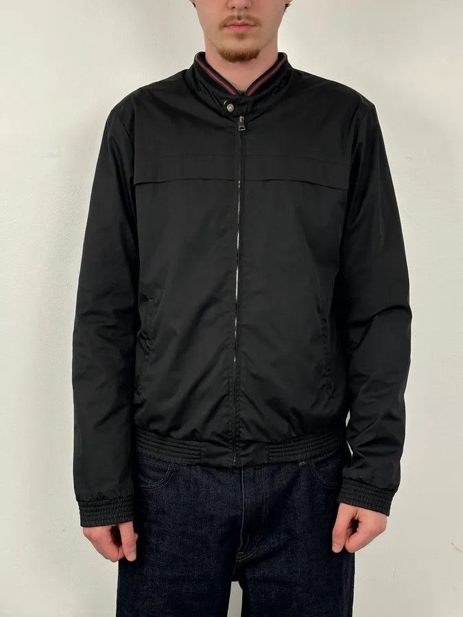 Gucci AW2012 Gucci Black Nylon Floral Lined Bomber Jacket Size US L / EU 52-54 / 3 - 2 Thumbnail