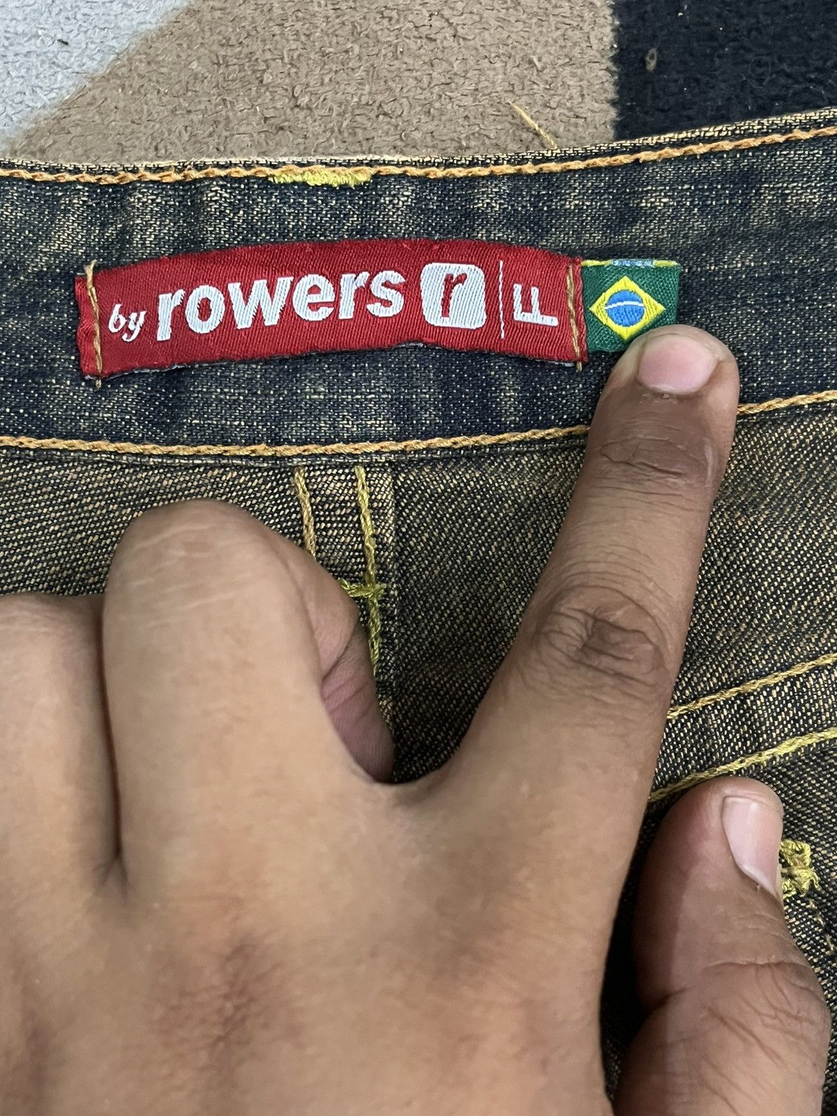 Vintage Rowers Short Distressed Denim Size 29" - 6 Thumbnail