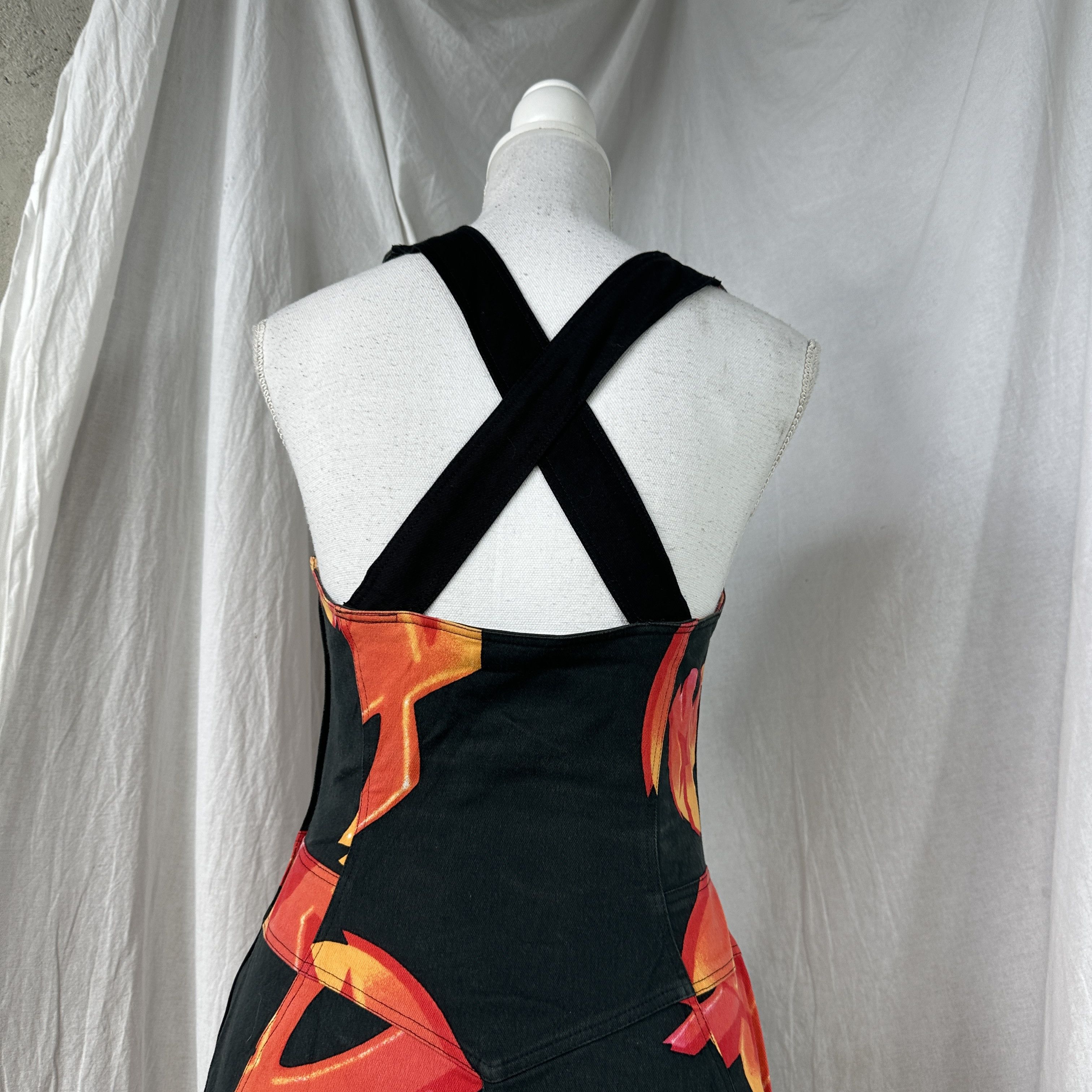 Mugler × Vintage Vintage Casual Streetwear Mugler Graffiti Dress 00s Size S / US 4 / IT 40 - 9 Thumbnail