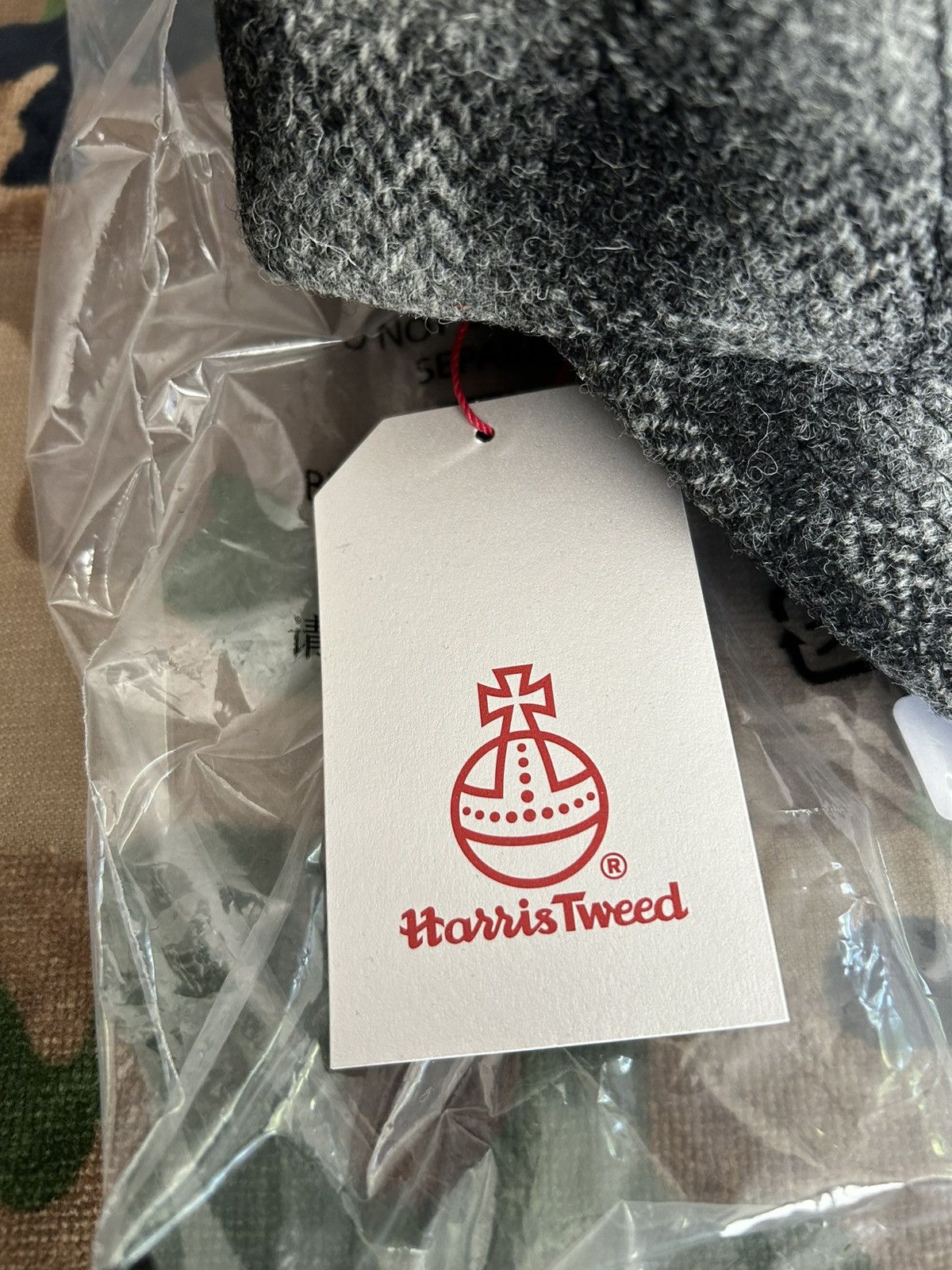 Harris Tweed × Supreme Supreme Harris Tweed Camp Cap Black FW25 Size ONE SIZE - 7 Thumbnail
