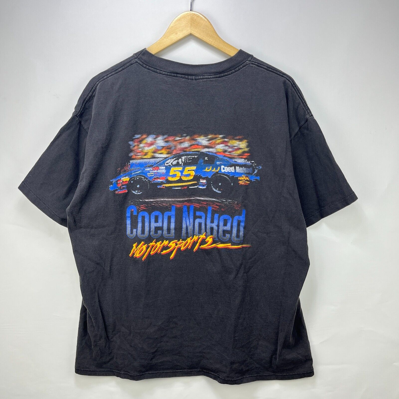 Vintage Vintage 90s Sun Faded NASCAR Racing Single Stitch T-Shirt XL Size US XL / EU 56 / 4 - 1 Thumbnail