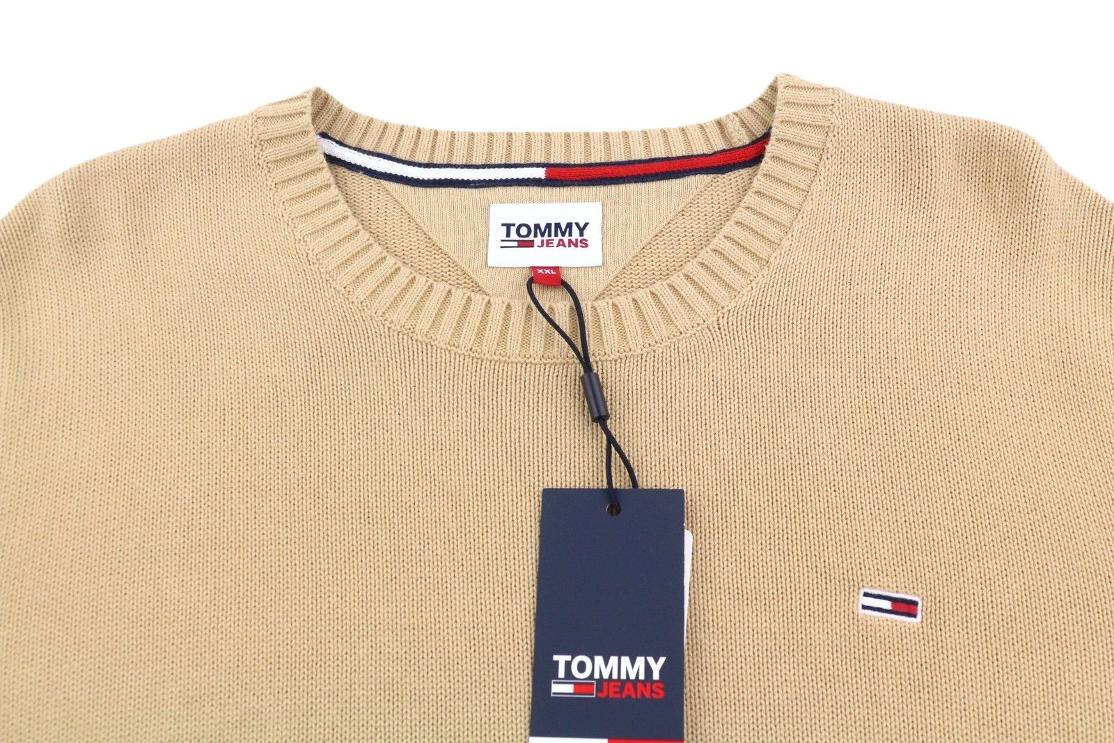 Tommy Hilfiger ESSENTIAL CREW NECK 2XL Tawny Sand Pullover 87378 Size US XXL / EU 58 / 5 - 4 Thumbnail