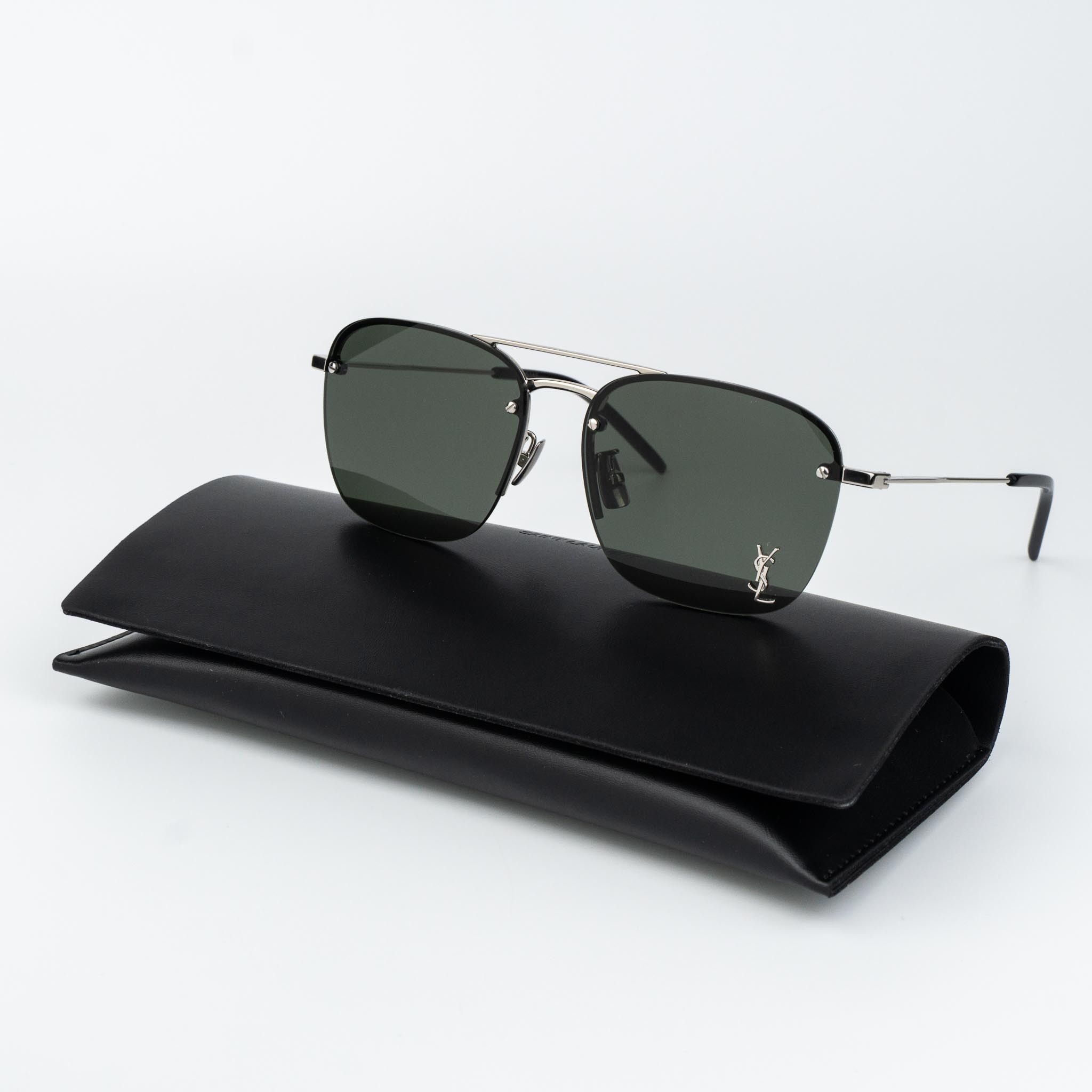 Saint Laurent Women Sunglasses Pilot SL309M 002 NEW display picture 2