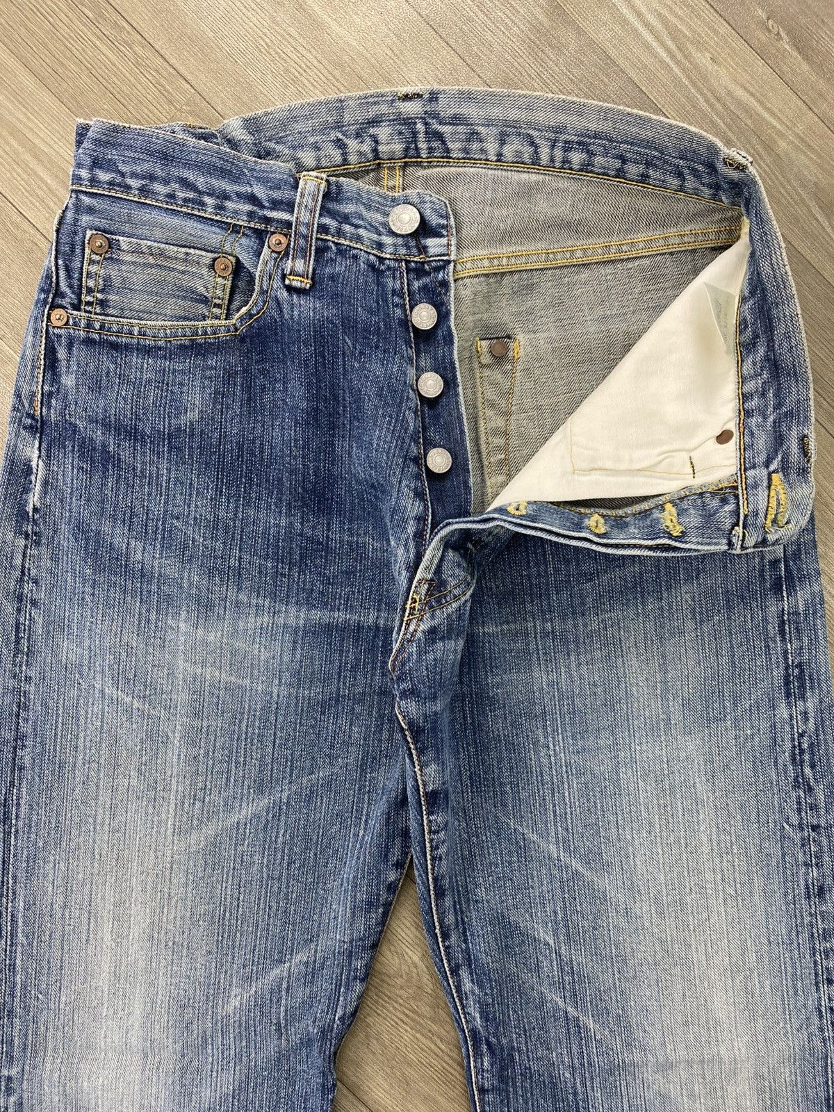 Studio D'Artisan 🇯🇵Vintage Studio D’artisan Japan Selvedge Distressed Jeans Size US 28 / EU 44 - 7 Thumbnail