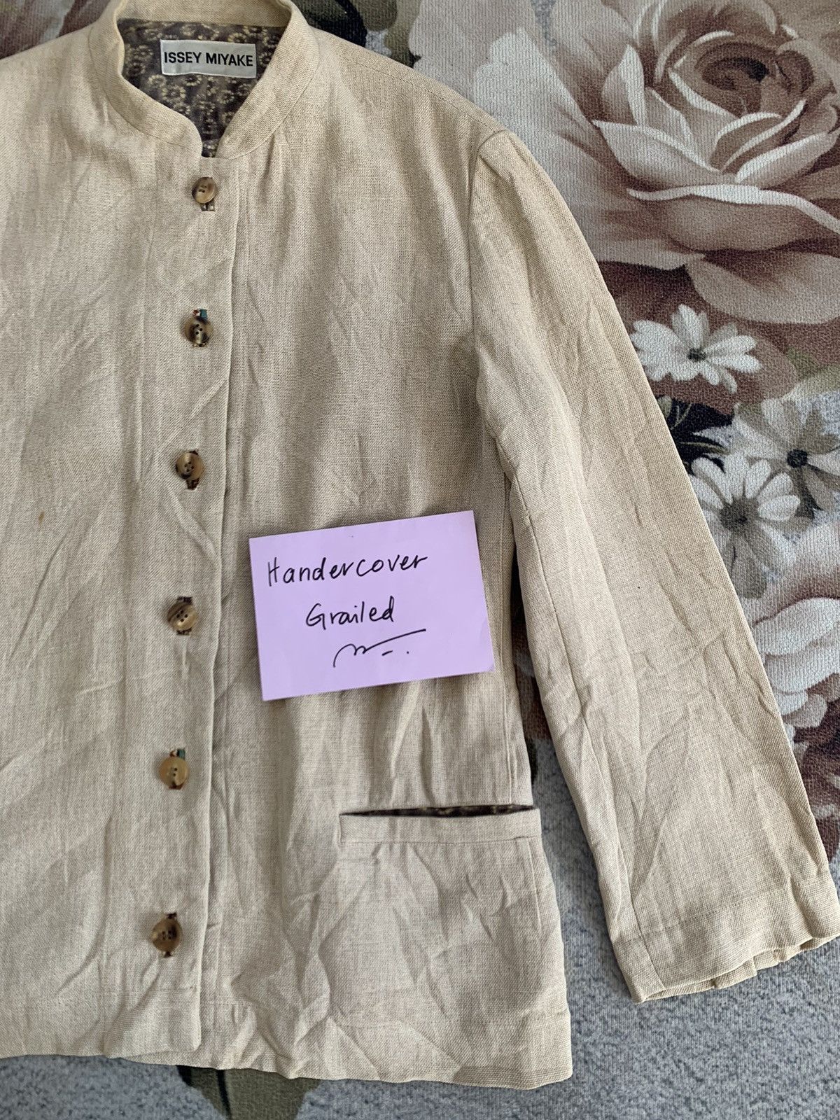 Issey Miyake Vtg Issey Miyake Buttons Jacket Made in Japan Size L / US 10 / IT 46 - 4 Thumbnail
