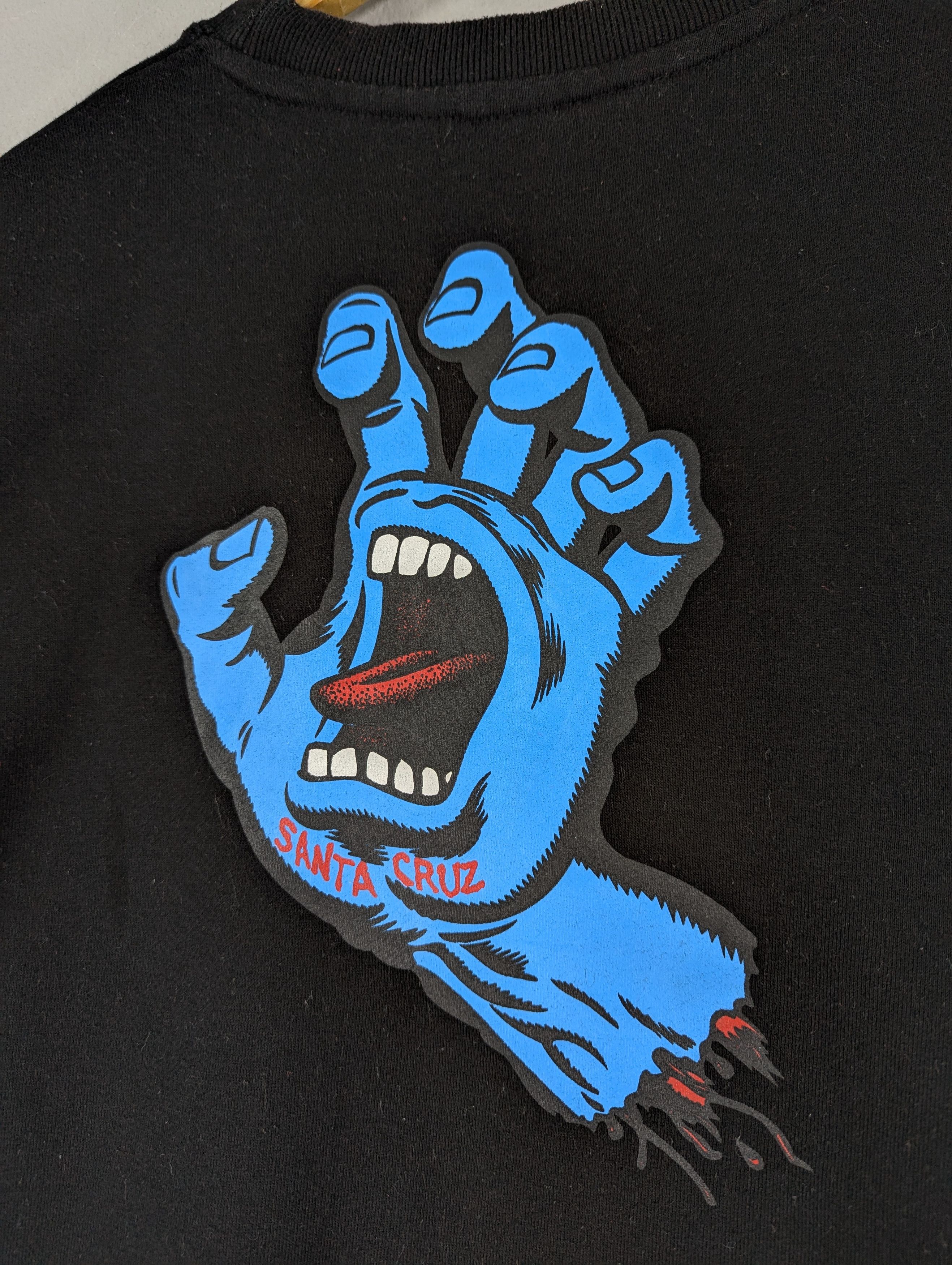 Santa Cruz Skateboards Santa Cruz Screaming Hand Crewneck Sweatshirt Size US M / EU 48-50 / 2 - 4 Thumbnail