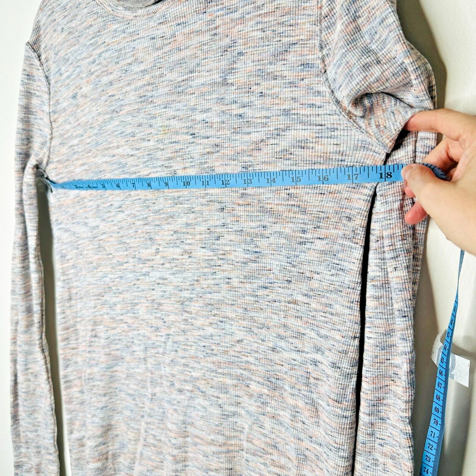 Other We The Free Ivory Multi-Color Open Back Turtleneck Tunic M Size M / US 6-8 / IT 42-44 - 13 Thumbnail