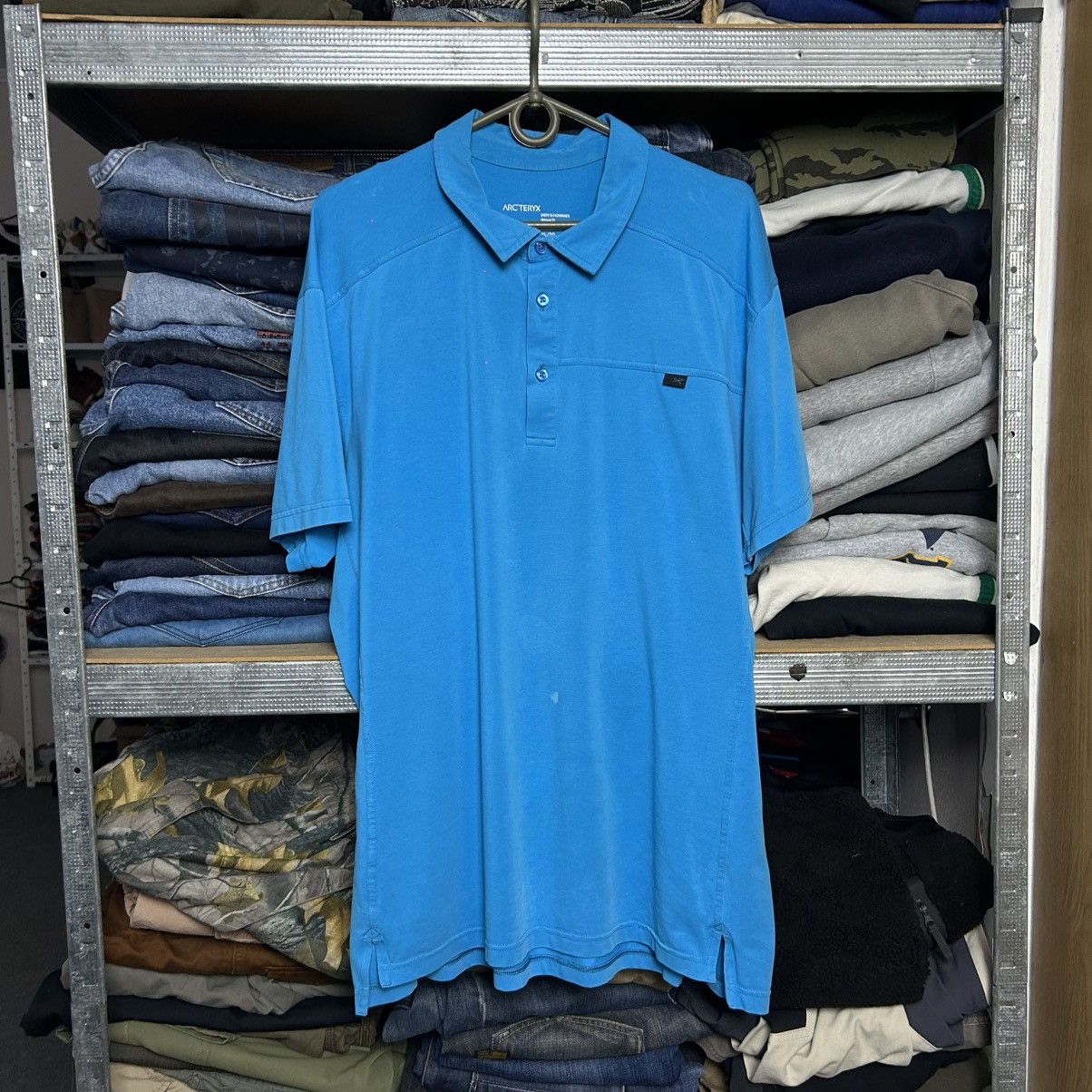 Arc'teryx Mens Arcteryx Small logo basic outdoor streetwear polo Size US XL / EU 56 / 4 - 1 Thumbnail