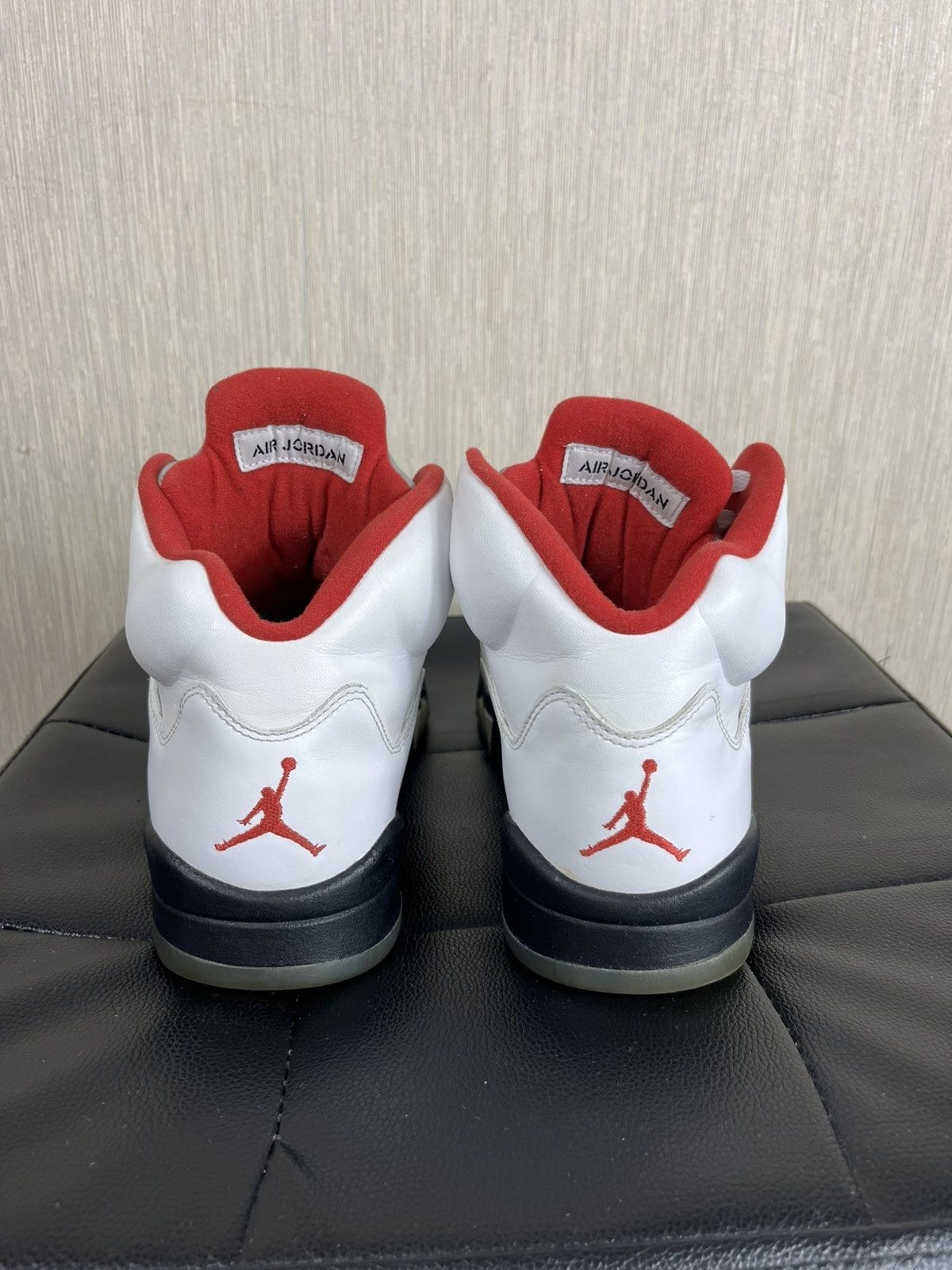 Jordan Brand × Nike × Vintage Vintage OG Nike air Jordan 5 V fire red sneakers 2012 retro Size US 7.5 / EU 40-41 - 24 Thumbnail