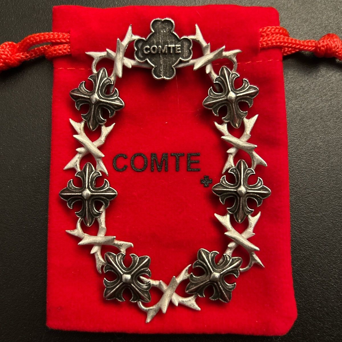 Other Project Comte Silver Death Armor Bracelet | Grailed